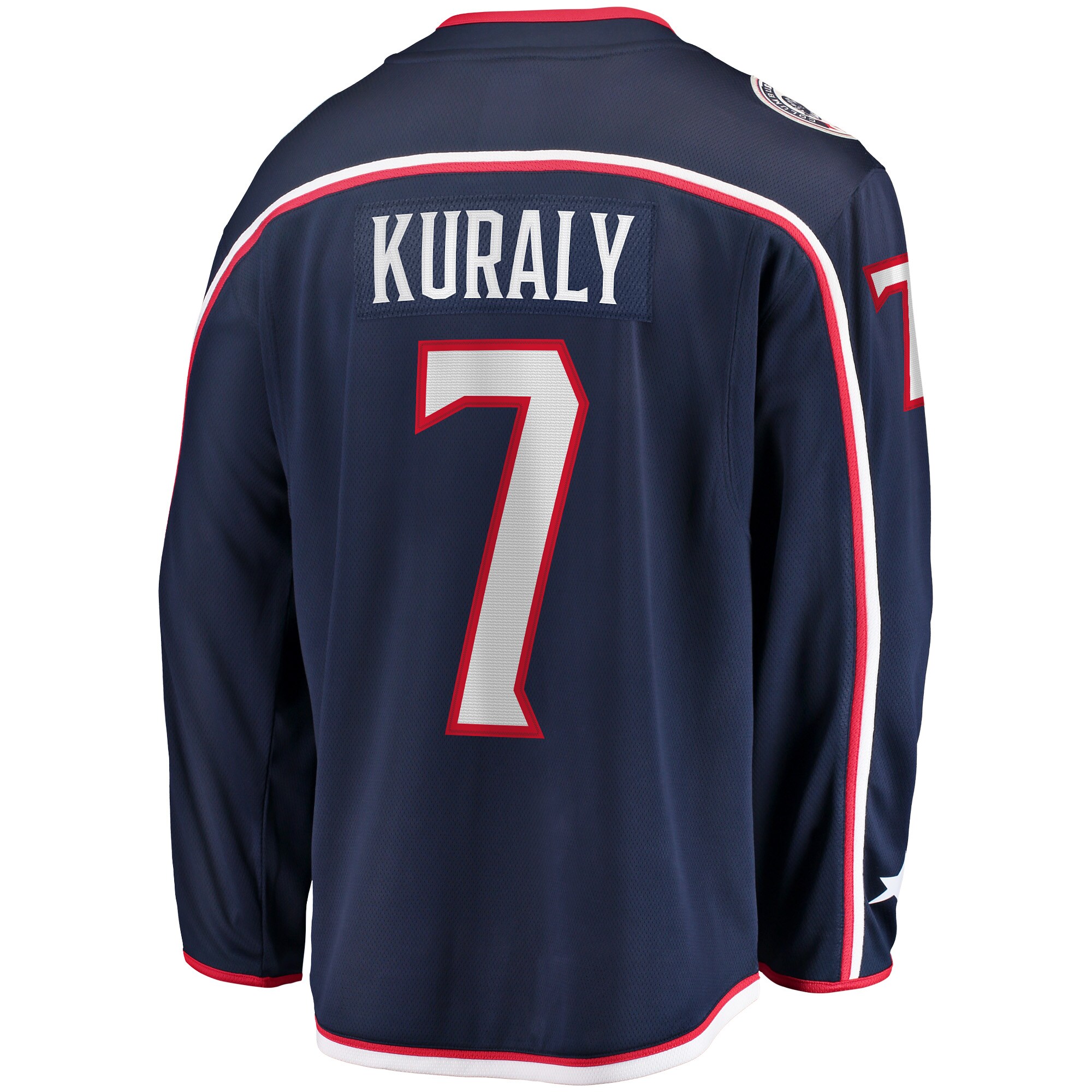 Sean Kuraly Columbus Blue Jackets Fanatics Home Breakaway Player Jersey - Navy