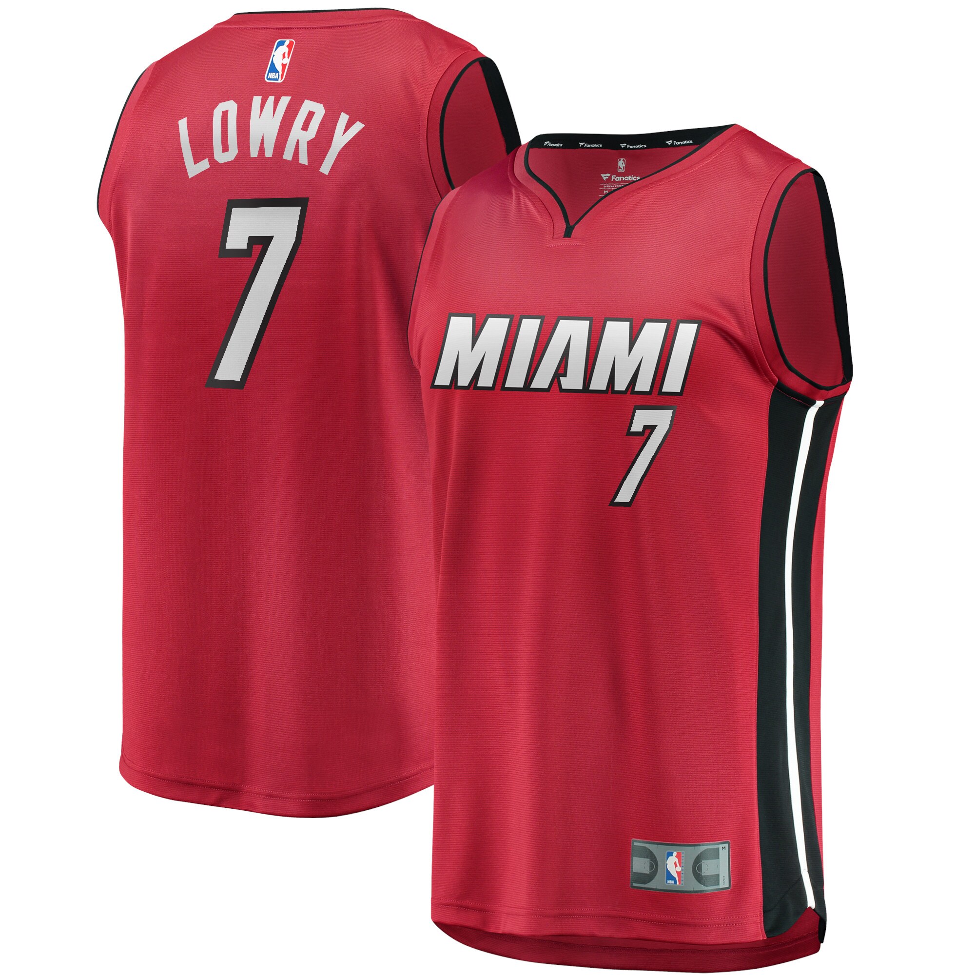 Kyle Lowry Miami Heat Fanatics Youth Fast Break Replica Player Jersey Red - Statement Edition