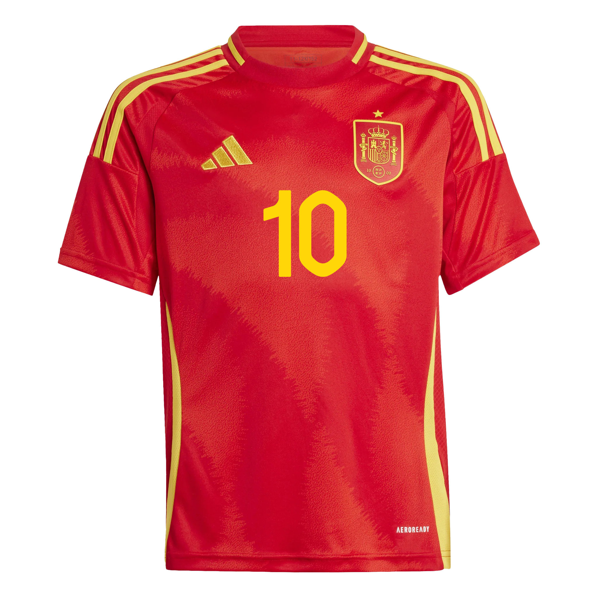 Marco Asensio 10 Spain National Team 2024 Home YOUTH Jersey - Red