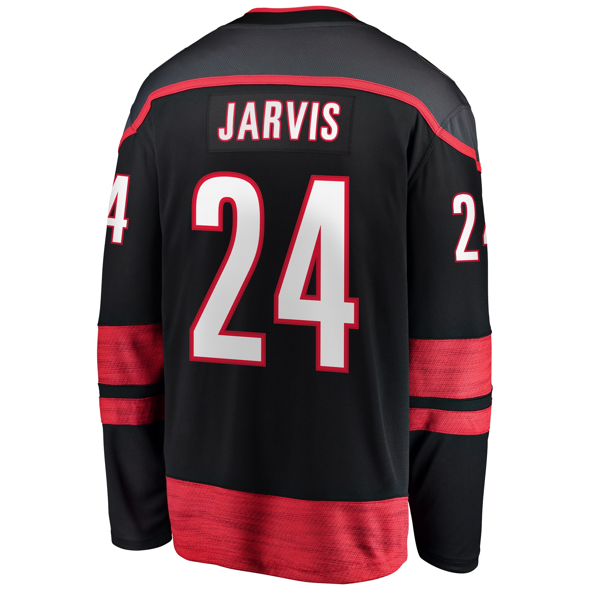 Seth Jarvis Carolina Hurricanes Fanatics Home Breakaway Jersey - Black