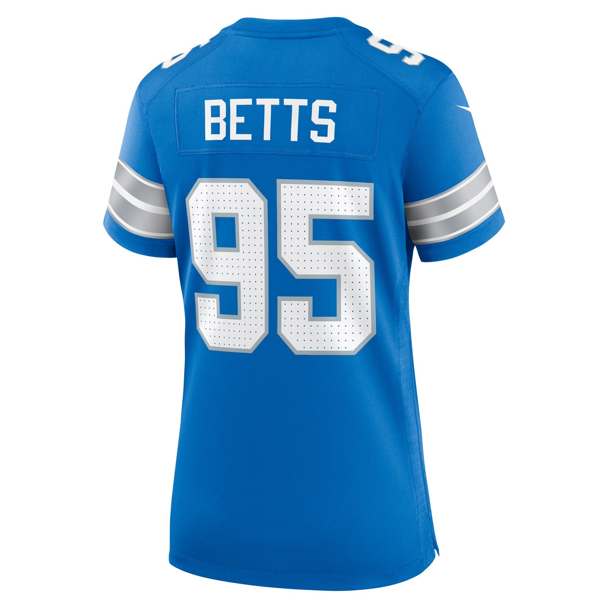 Mathieu Betts Detroit Lions  Women's Game Jersey -  Blue