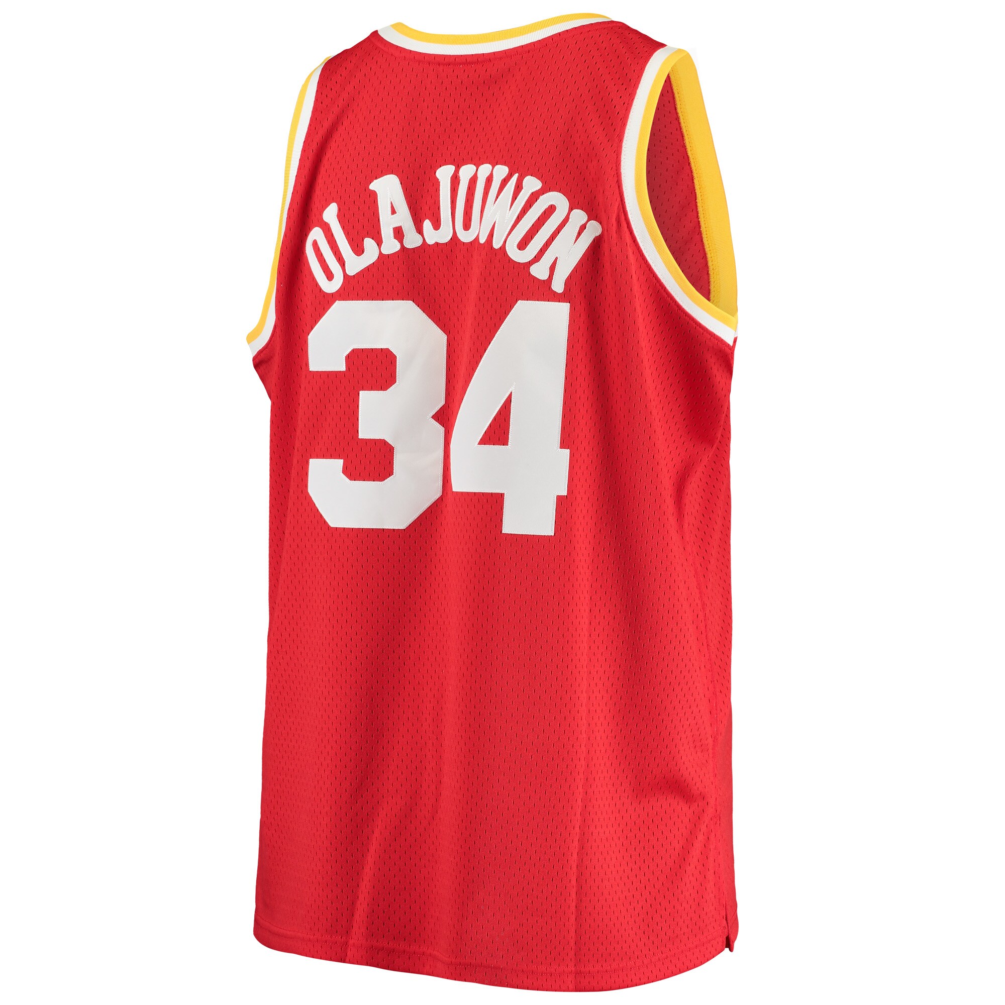 Hakeem Olajuwon Houston Rockets Mitchell & Ness 1993\/94 Big & Tall Hardwood Classics Swingman Jersey - Red