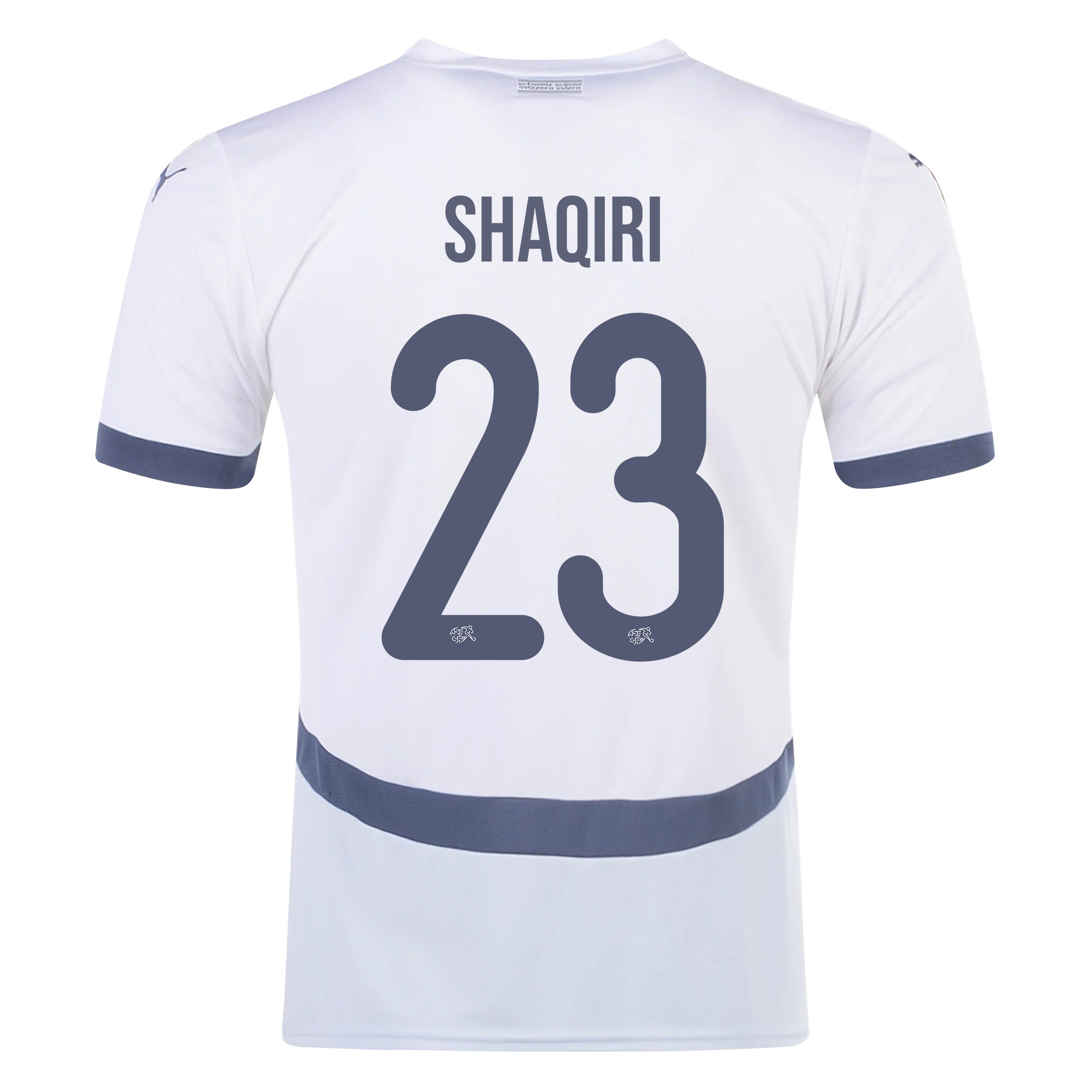 Xherdan Shaqiri 23 Switzerland National Team 2024/25 Away Men Jersey - White