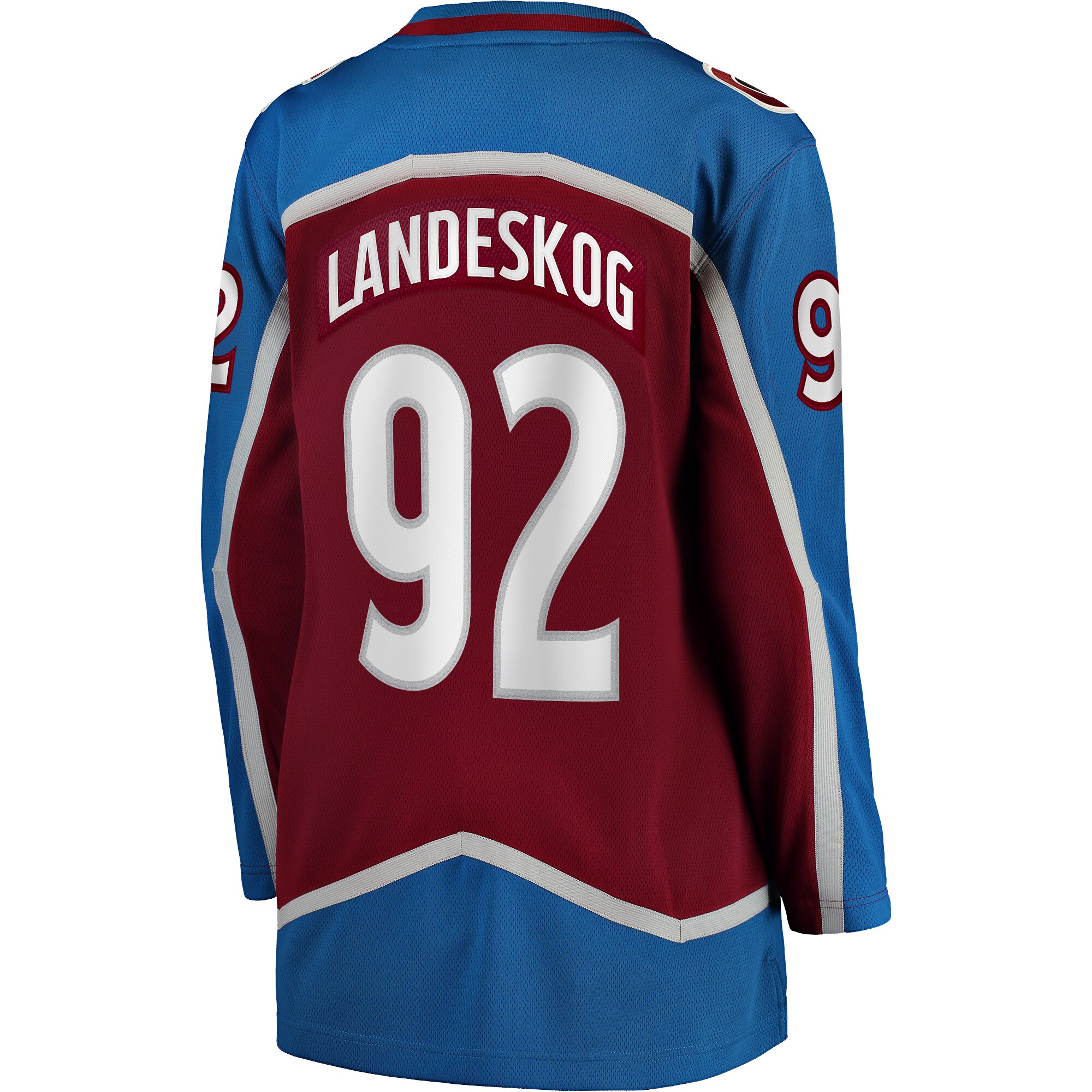 Gabriel Landeskog Colorado Avalanche Fanatics Women's Captain Patch Home Breakaway Player Jersey - Burgundy
