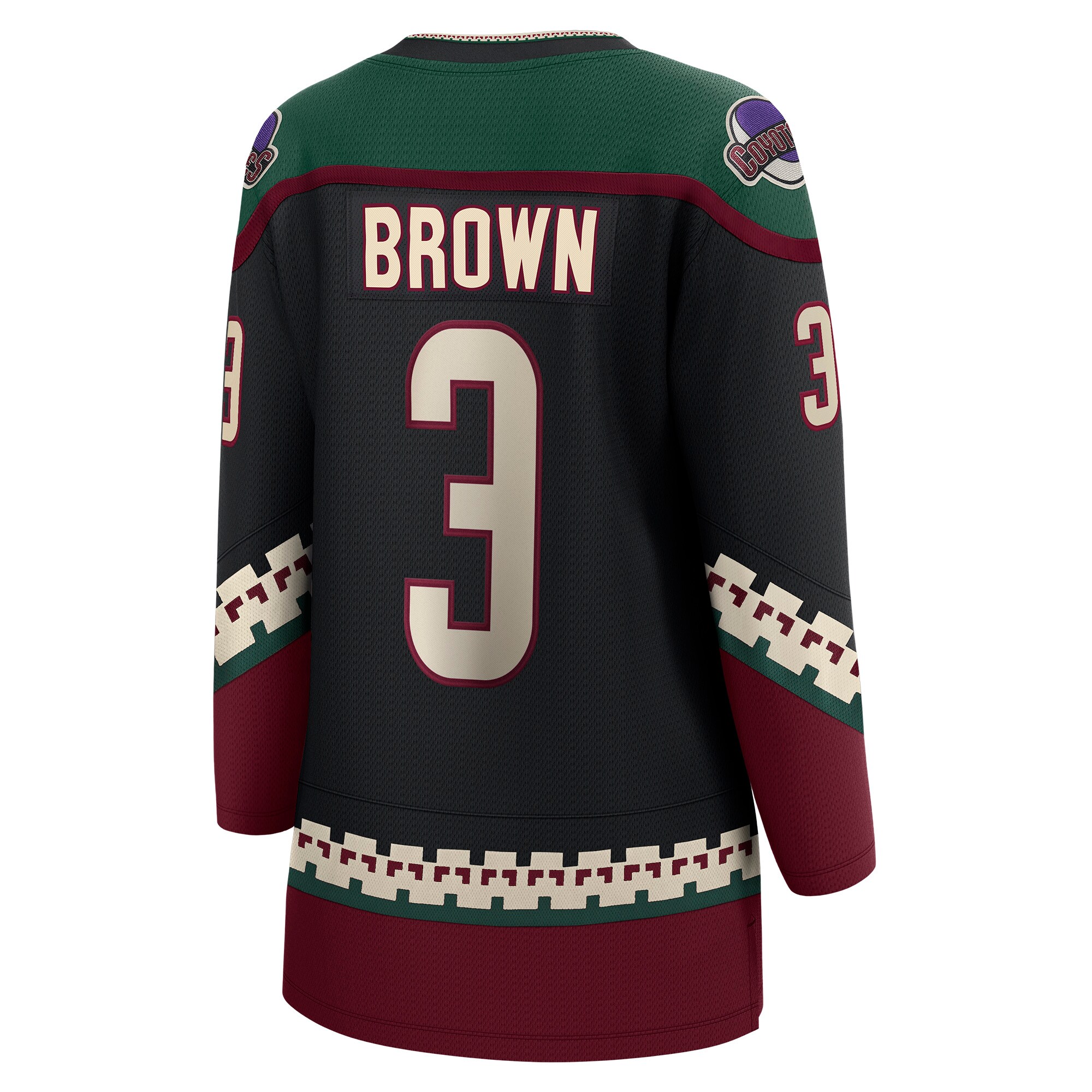 Josh Brown Arizona Coyotes Fanatics Women's Home Breakaway Player Jersey - Black