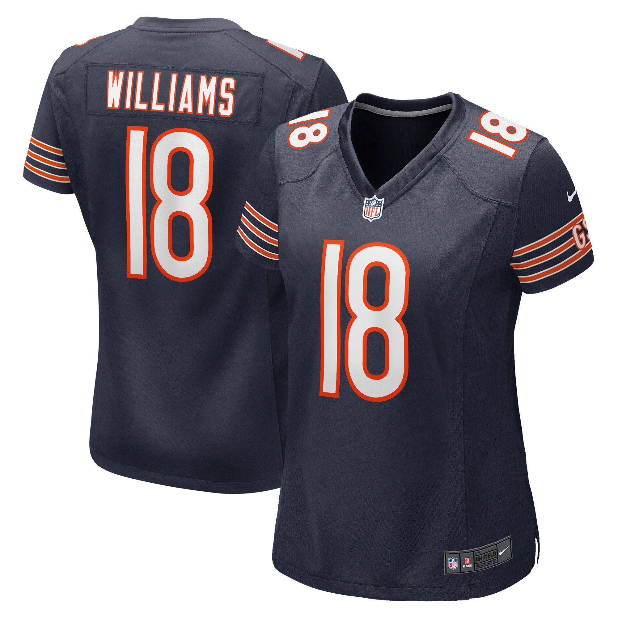 Caleb Williams Chicago Bears  Women's 2024 NFL Draft First Round Pick Player Game Jersey - Navy