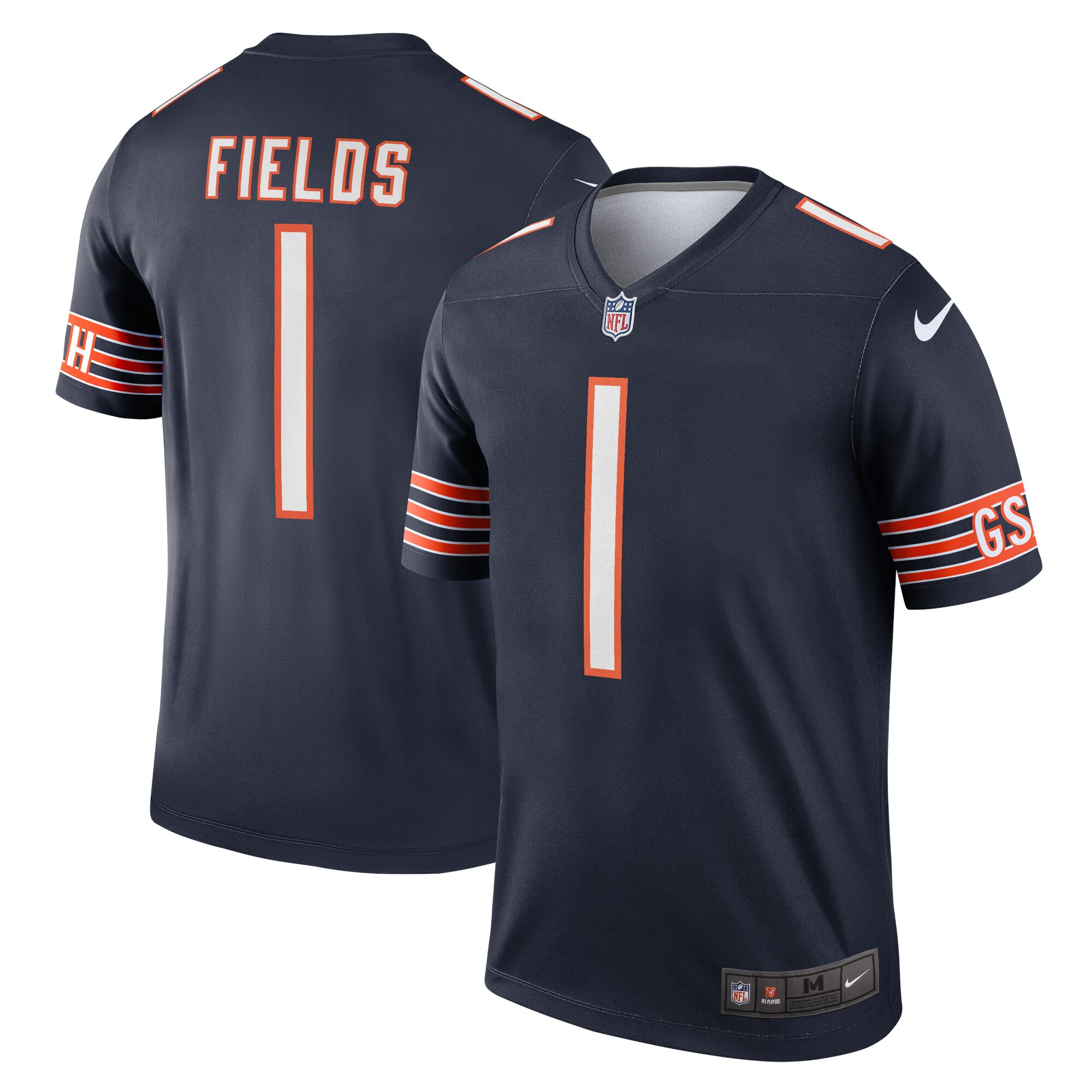 Justin Fields Chicago Bears  Legend Jersey - Navy
