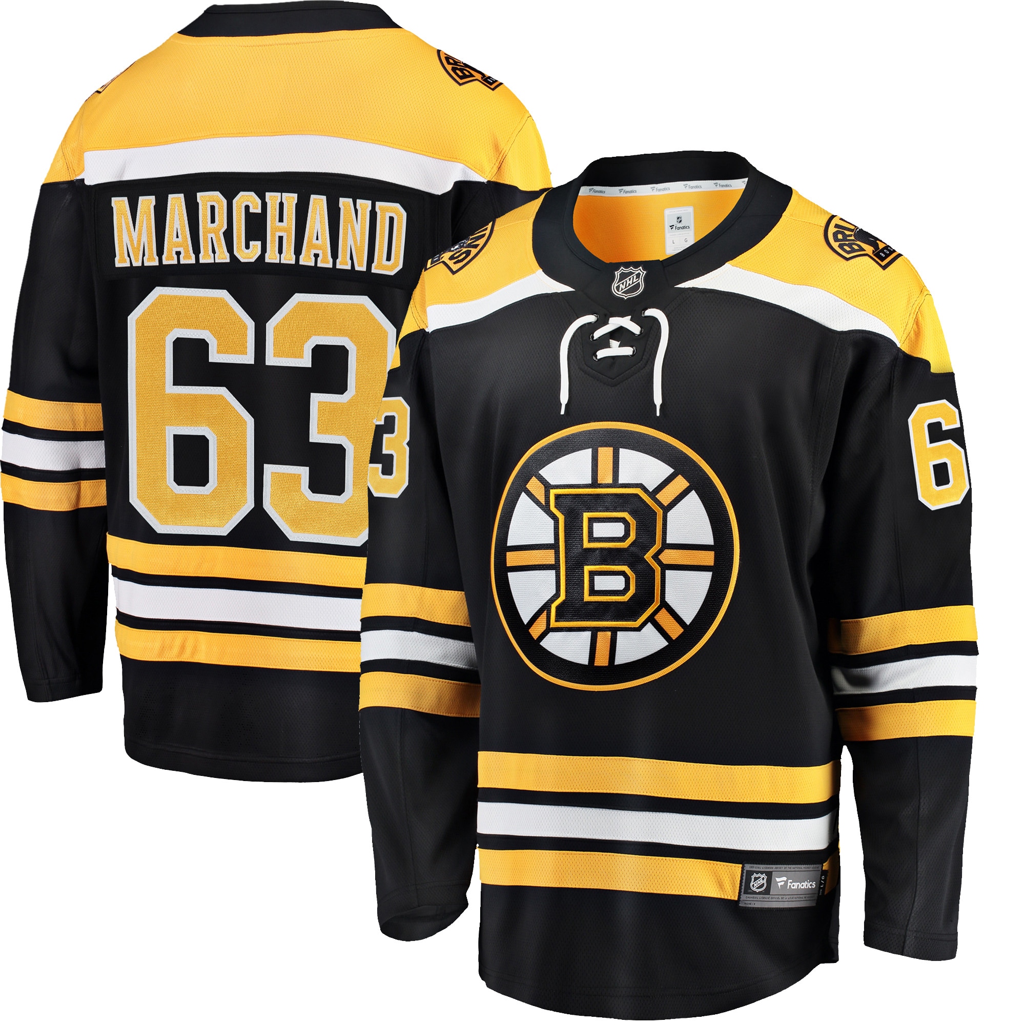 Brad Marchand Boston Bruins Fanatics Home Breakaway Jersey - Black