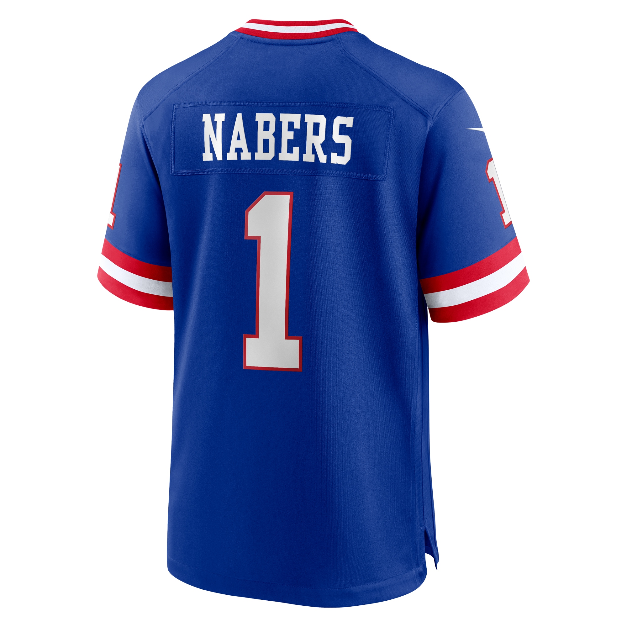 Malik Nabers New York Giants  2nd Alternate 2024 NFL Draft Game Jersey - Royal