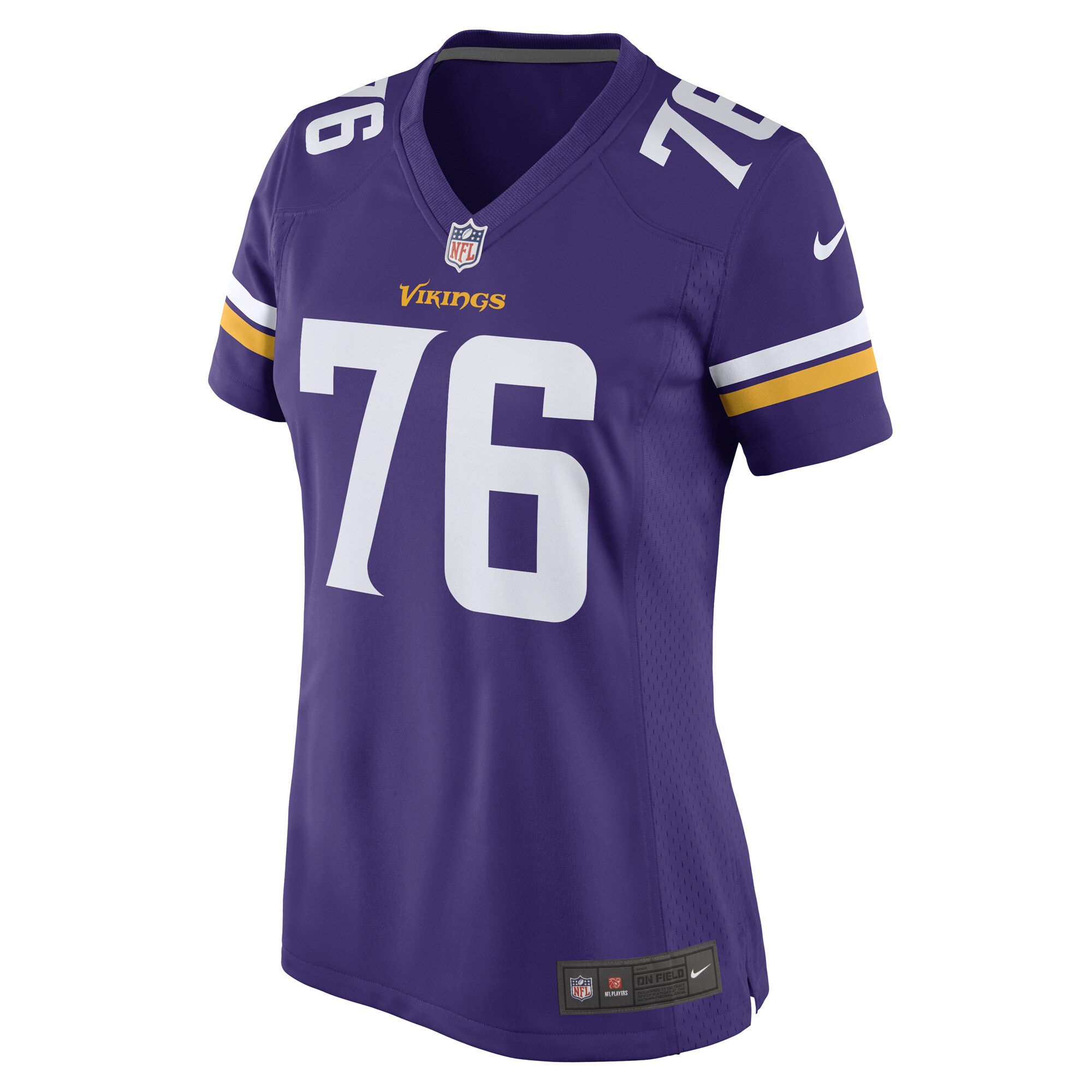 T.Y. McGill Jr. Minnesota Vikings  Women's Game Player Jersey - Purple