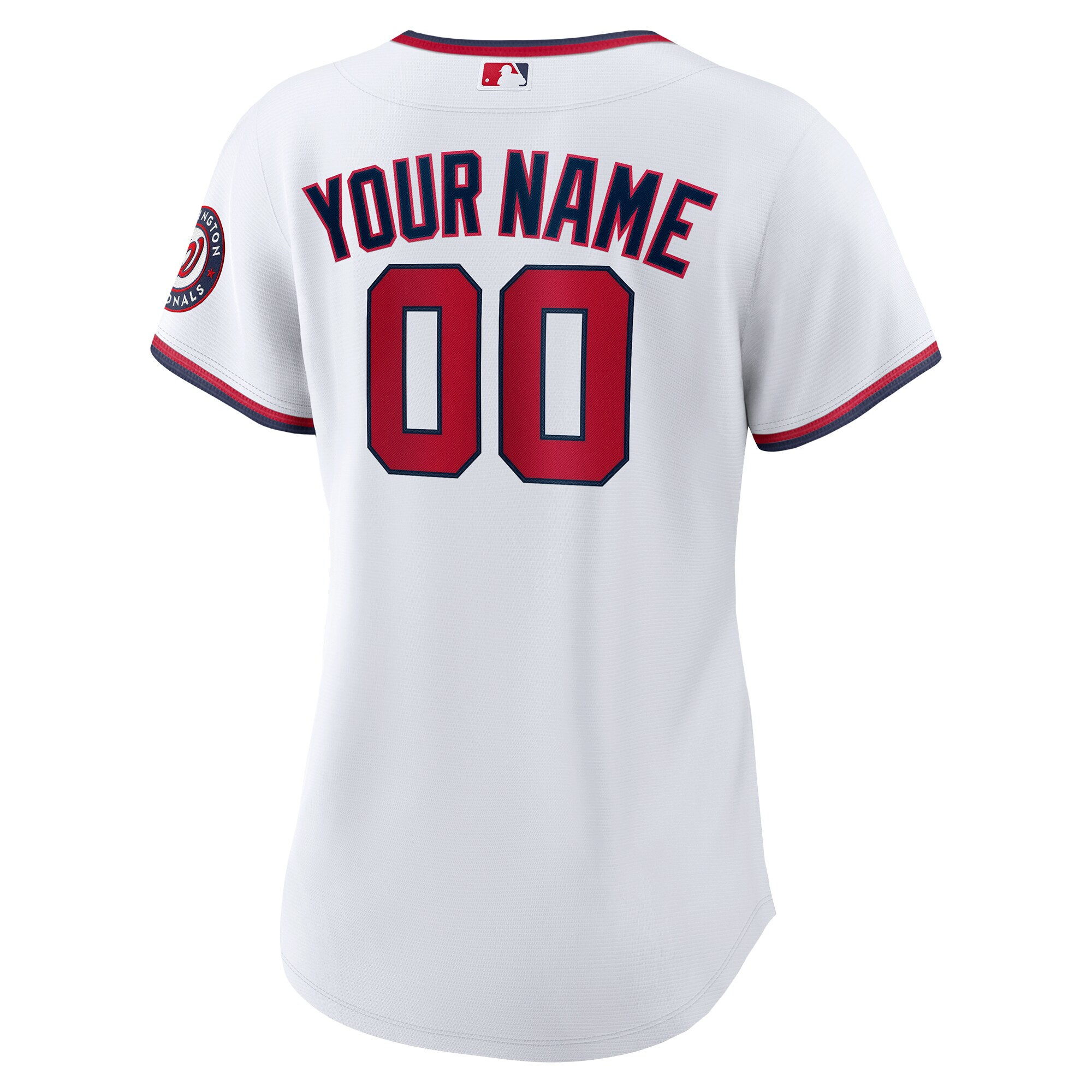 Washington Nationals  Women's Replica Custom Jersey - White