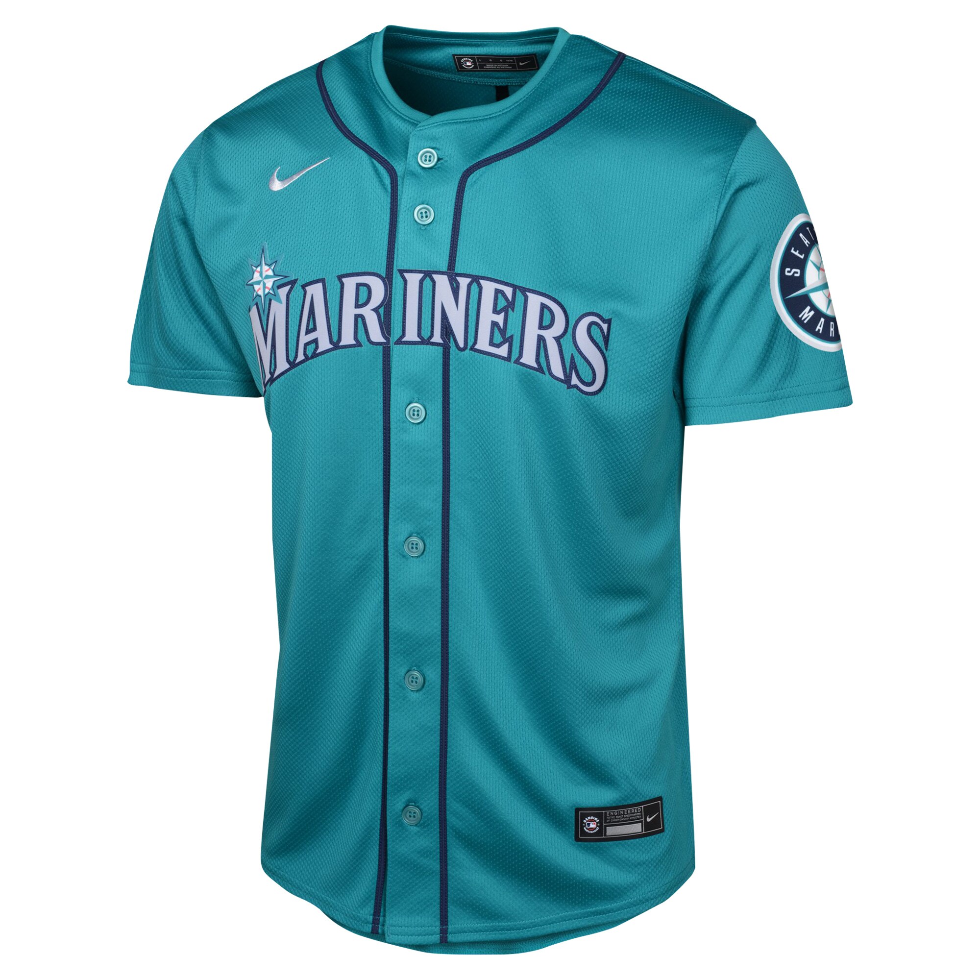 Seattle Mariners  Youth Alternate Limited Jersey - Aqua