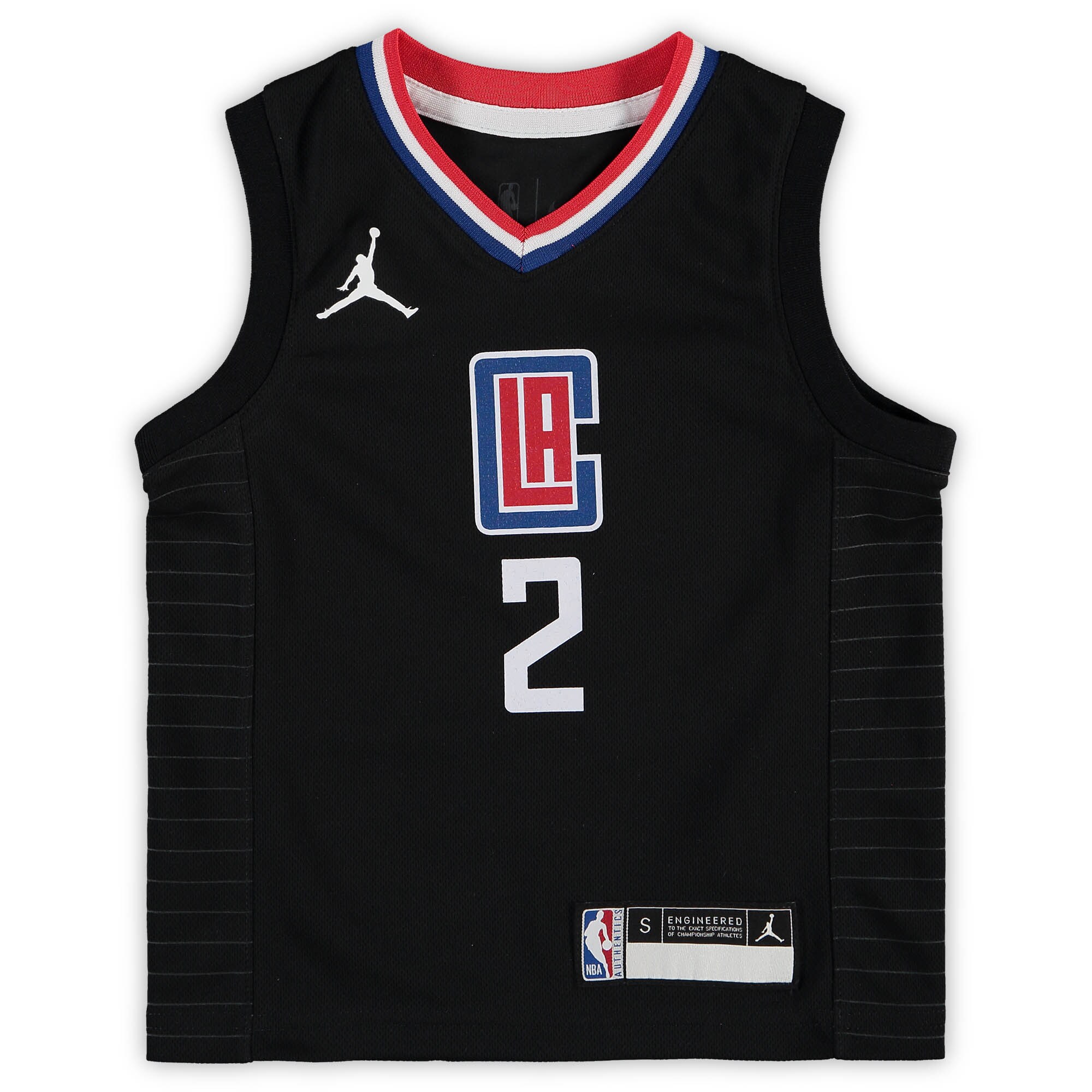 Kawhi Leonard LA Clippers Jordan Brand Preschool 2020\/21 Fast Break Replica Jersey - Statement Edition - Black