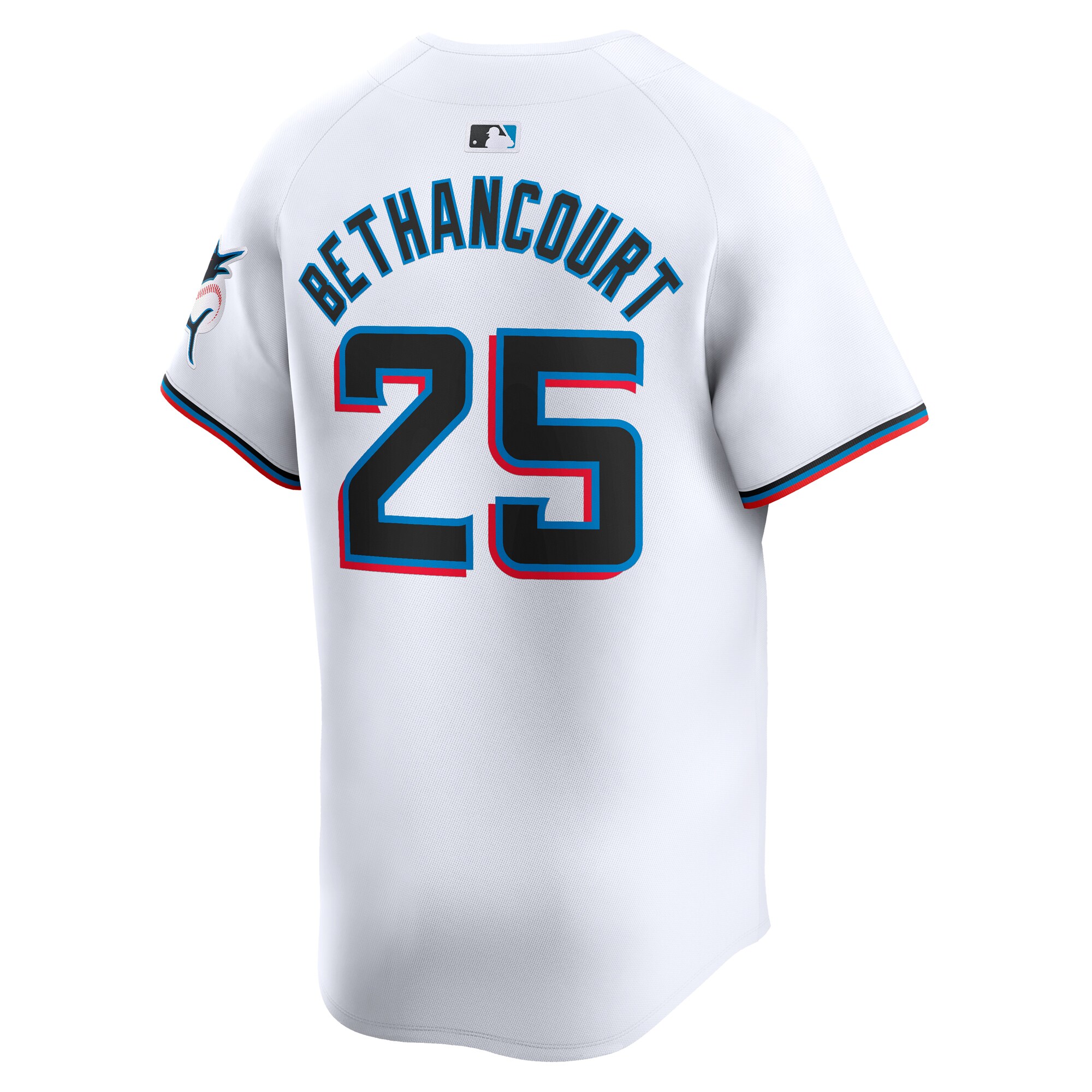Christian Bethancourt Miami Marlins  Home Limited Player Jersey - White