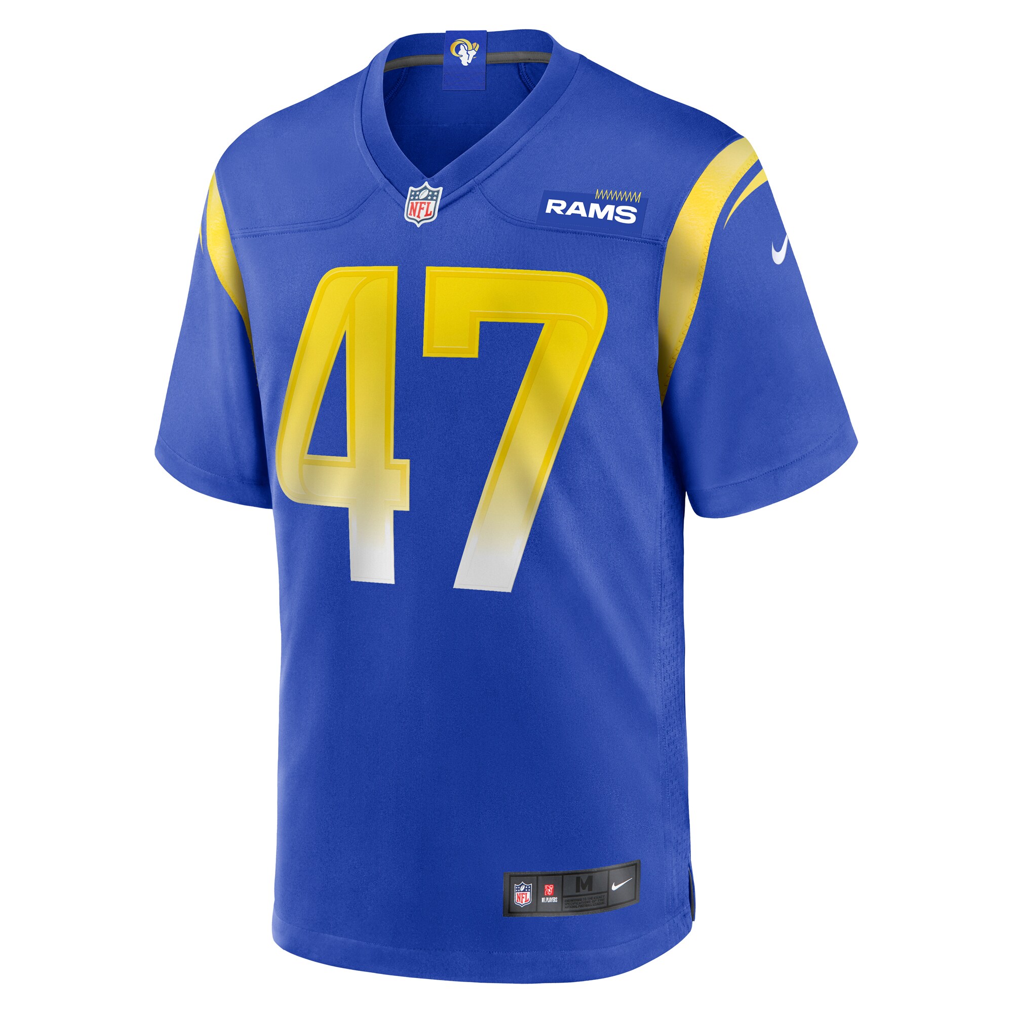 Alex Ward Los Angeles Rams  Home Game Jersey - Royal