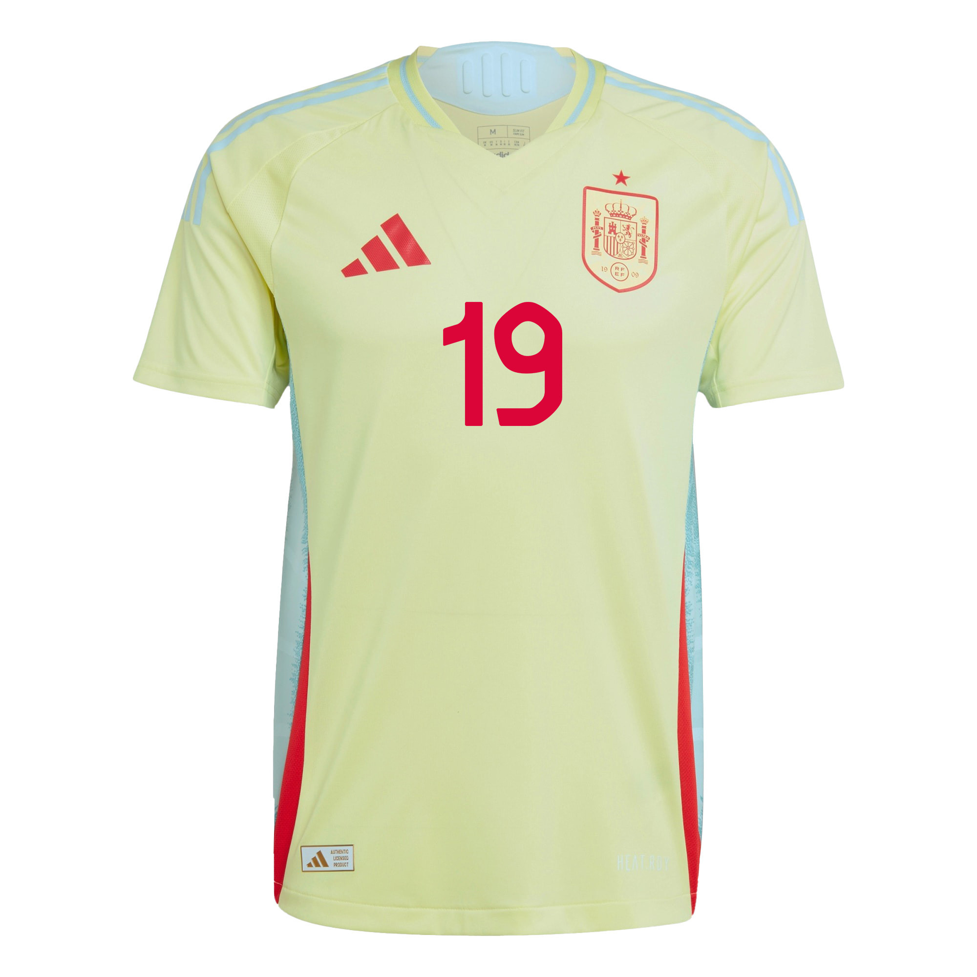Abel Ruiz 19 Spain National Team 2024 Away Men Jersey - Yellow