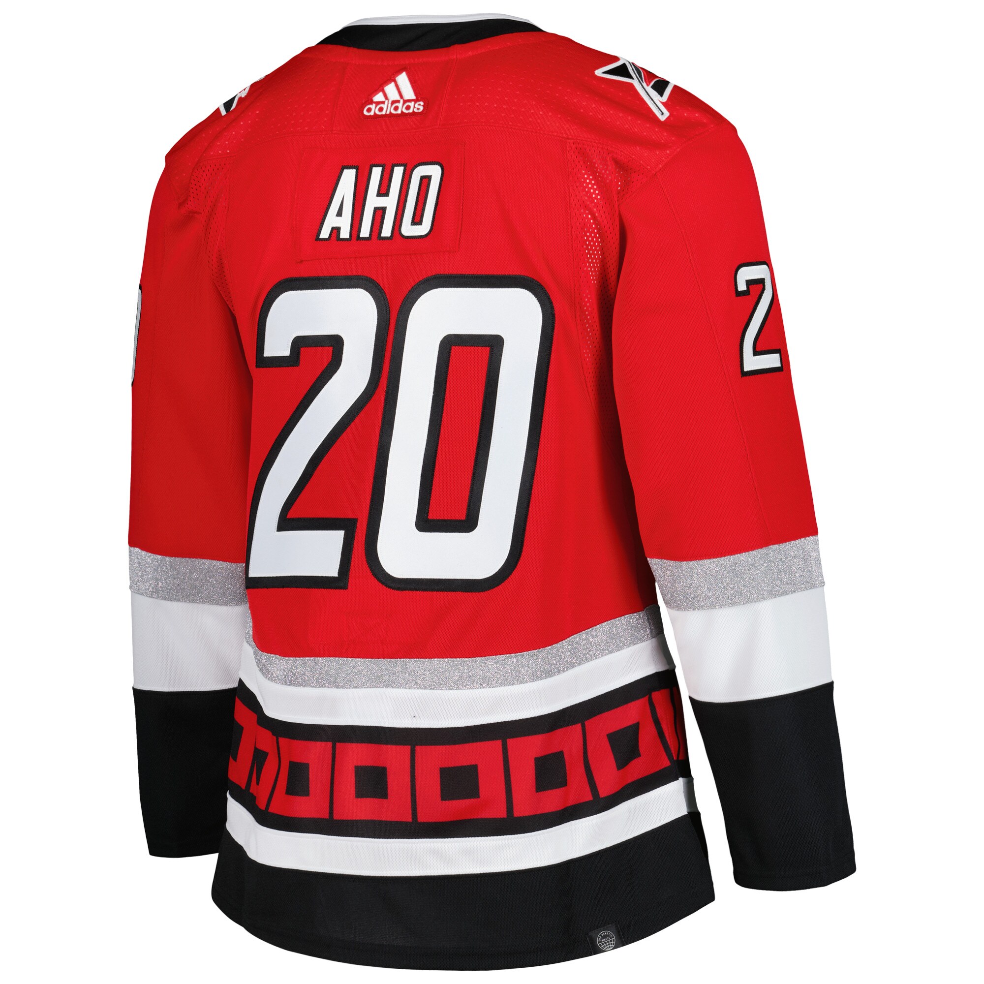 Sebastian Aho Carolina Hurricanes adidas Alternate Primegreen Authentic Player Jersey - Red