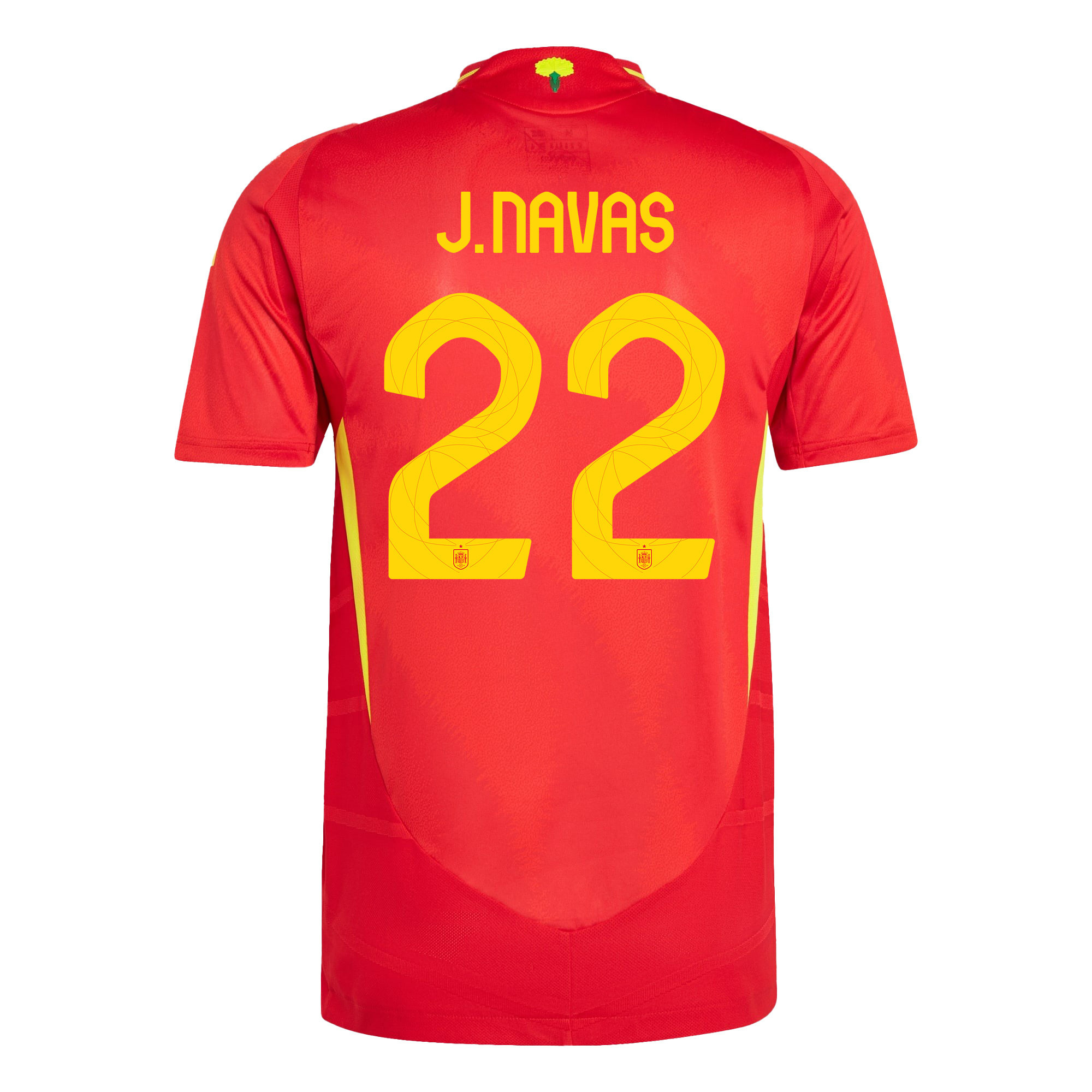 Jesús Navas 22 Spain National Team 2024 Home Men Jersey - Red