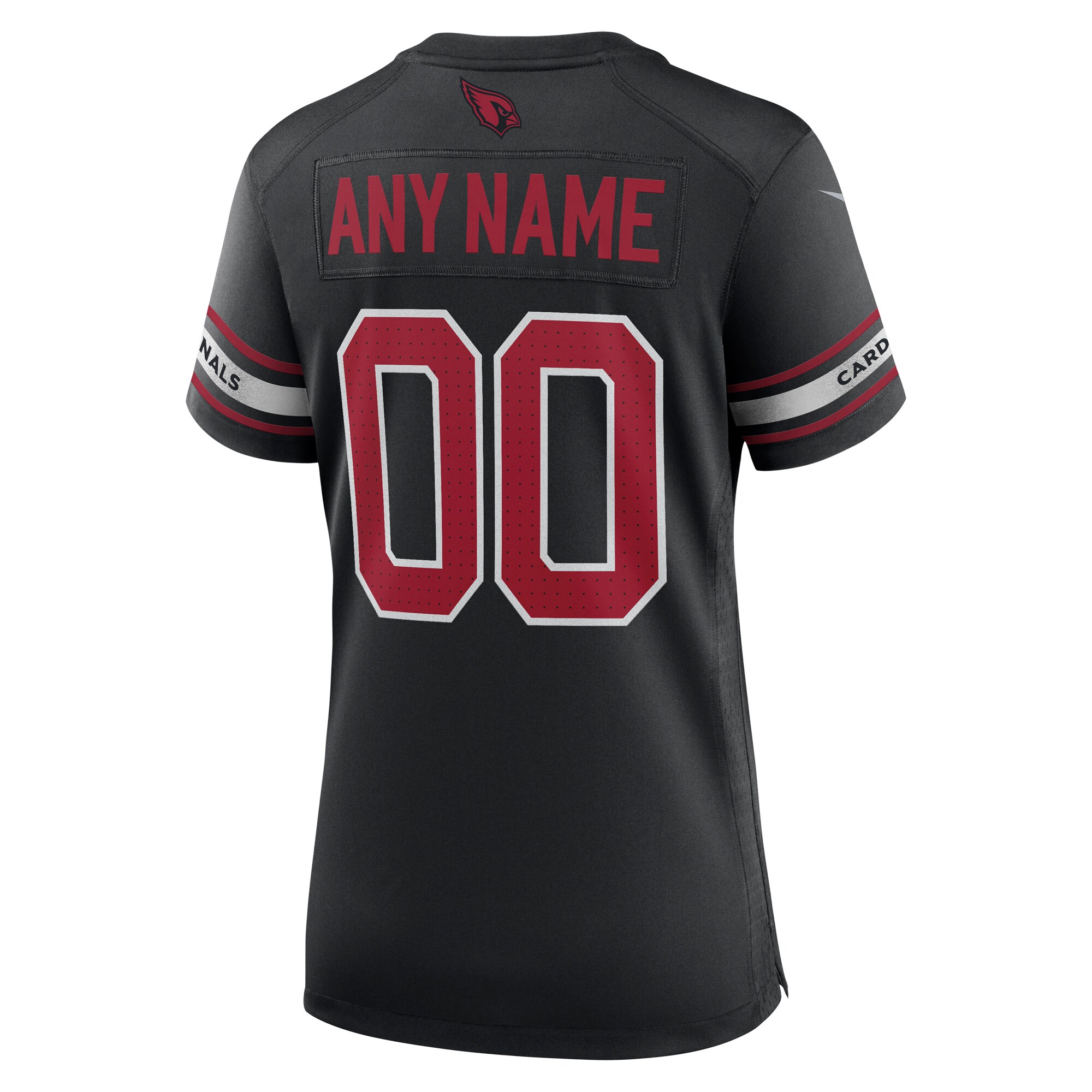 Arizona Cardinals  Women's Alternate Custom Game Jersey - Black