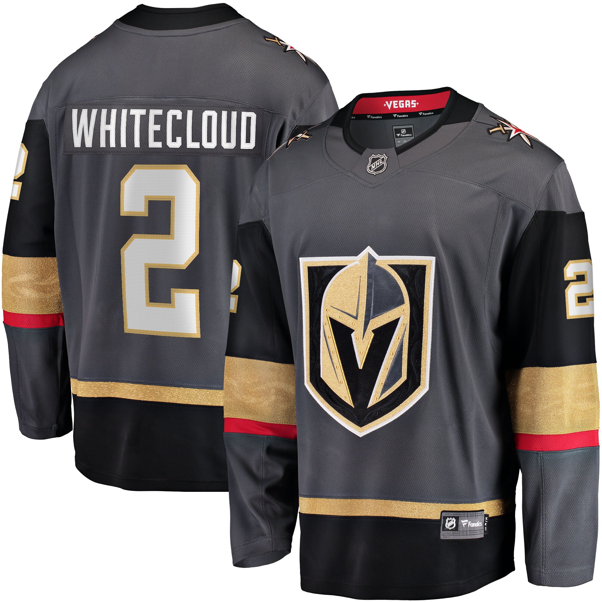 Zach Whitecloud Vegas Golden Knights Fanatics Alternate Breakaway Jersey - Gray