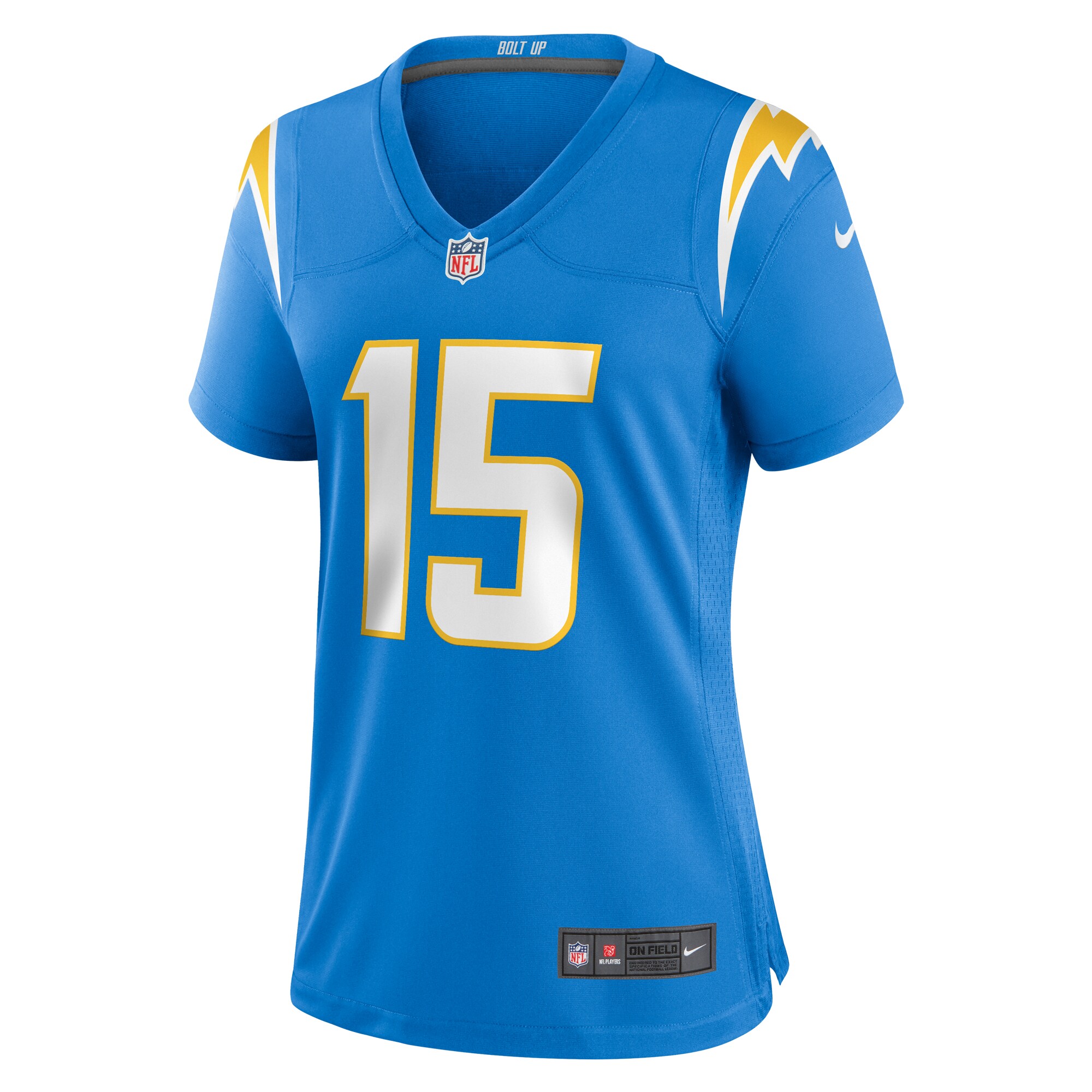 Ladd McConkey Los Angeles Chargers  Women's  Game Jersey -  Powder Blue