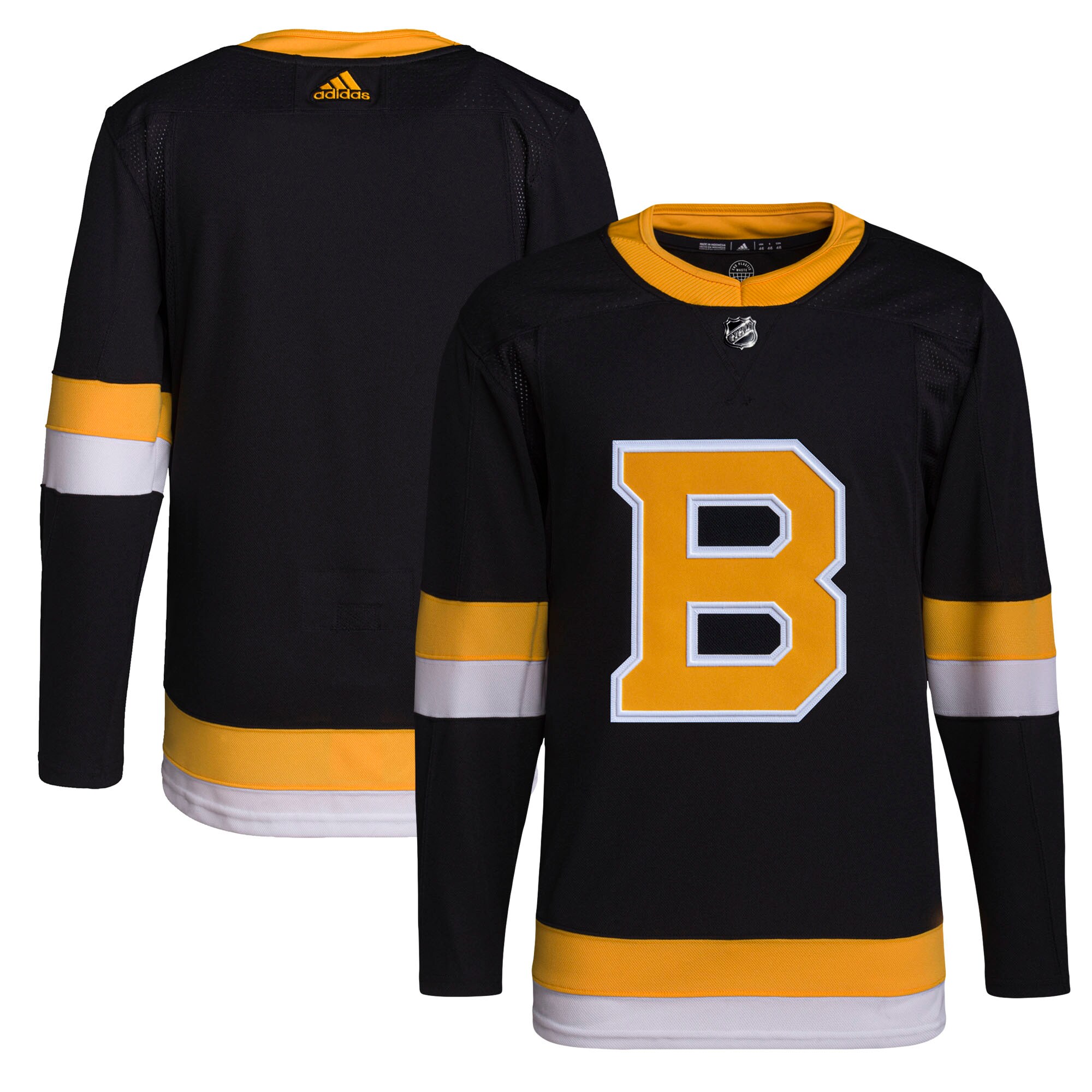 Boston Bruins adidas Men's Alternate Primegreen Authentic Jersey - Black