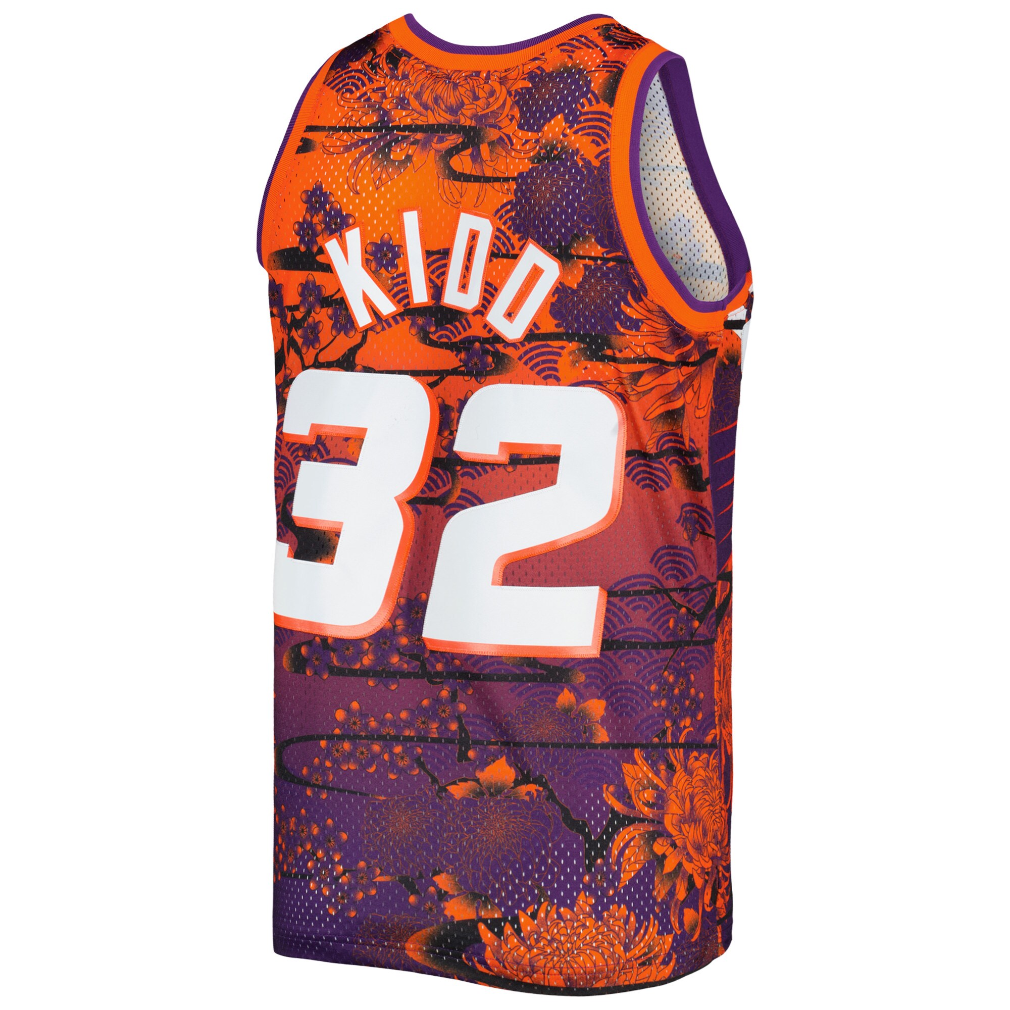 Jason Kidd Phoenix Suns Mitchell & Ness 1999\/00 Hardwood Classics Lunar New Year Swingman Jersey - Orange