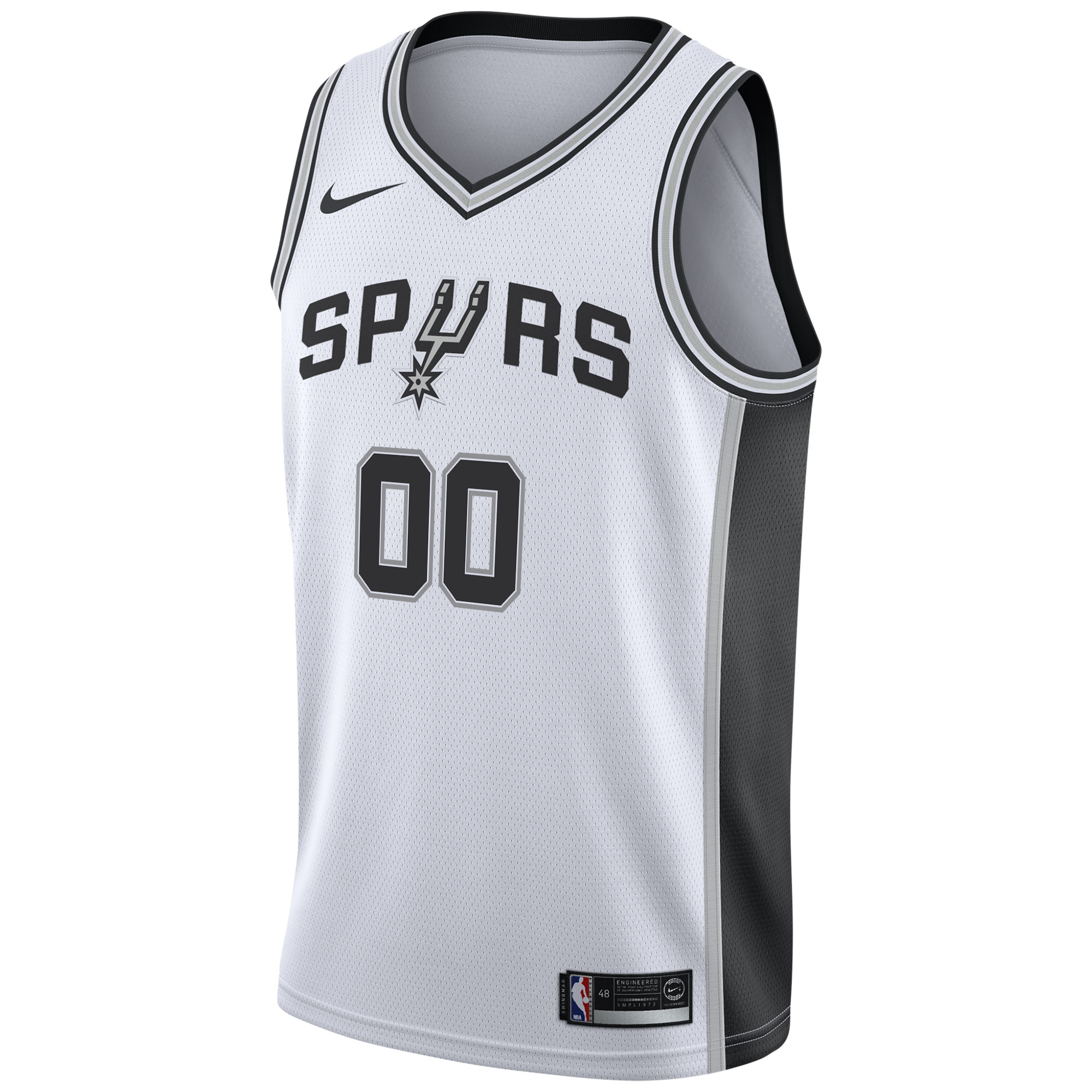 San Antonio Spurs  2020\/21 Swingman Custom Jersey - Association Edition - White