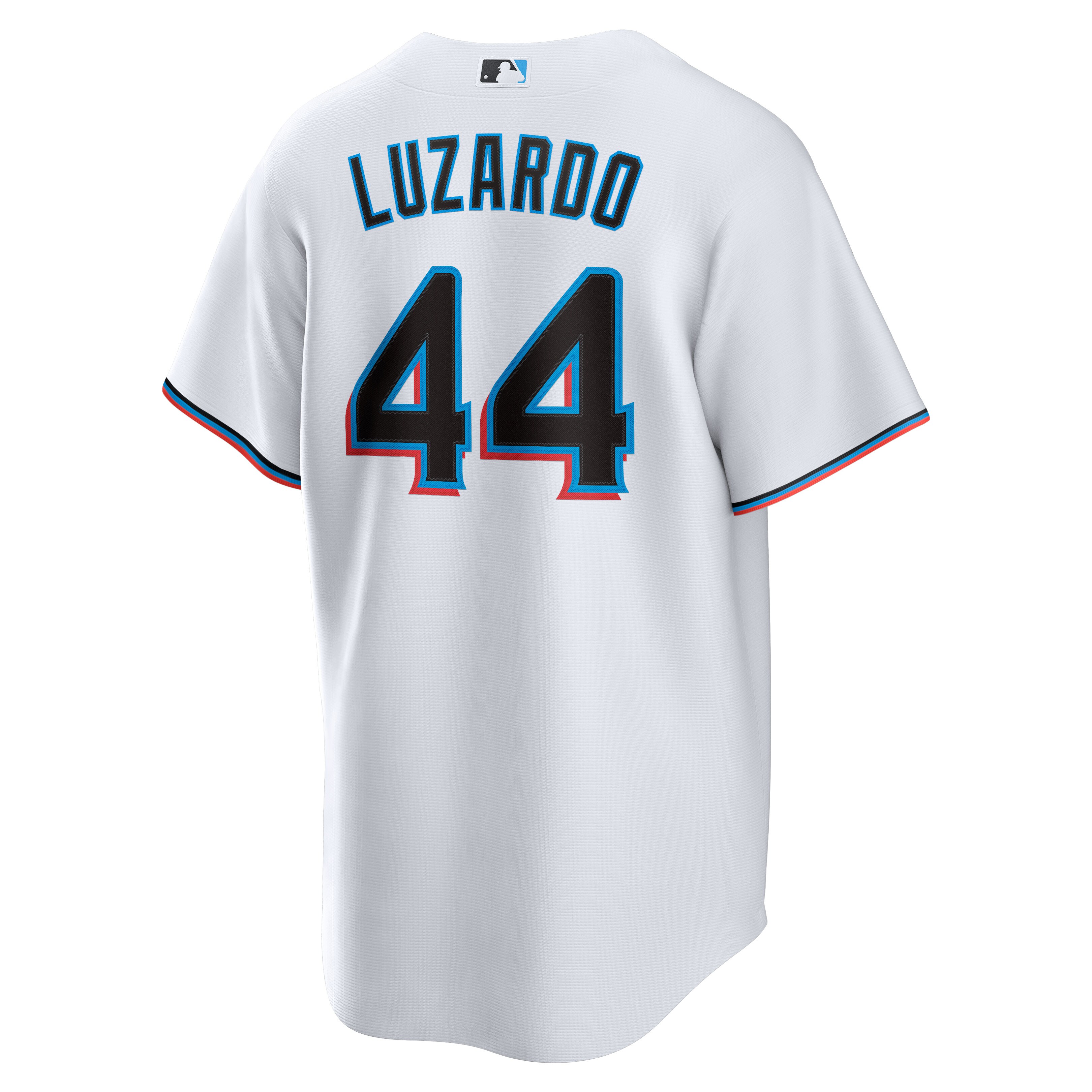 Jes\u00c3\u00bas Luzardo Miami Marlins  Home  Replica Player Jersey - White