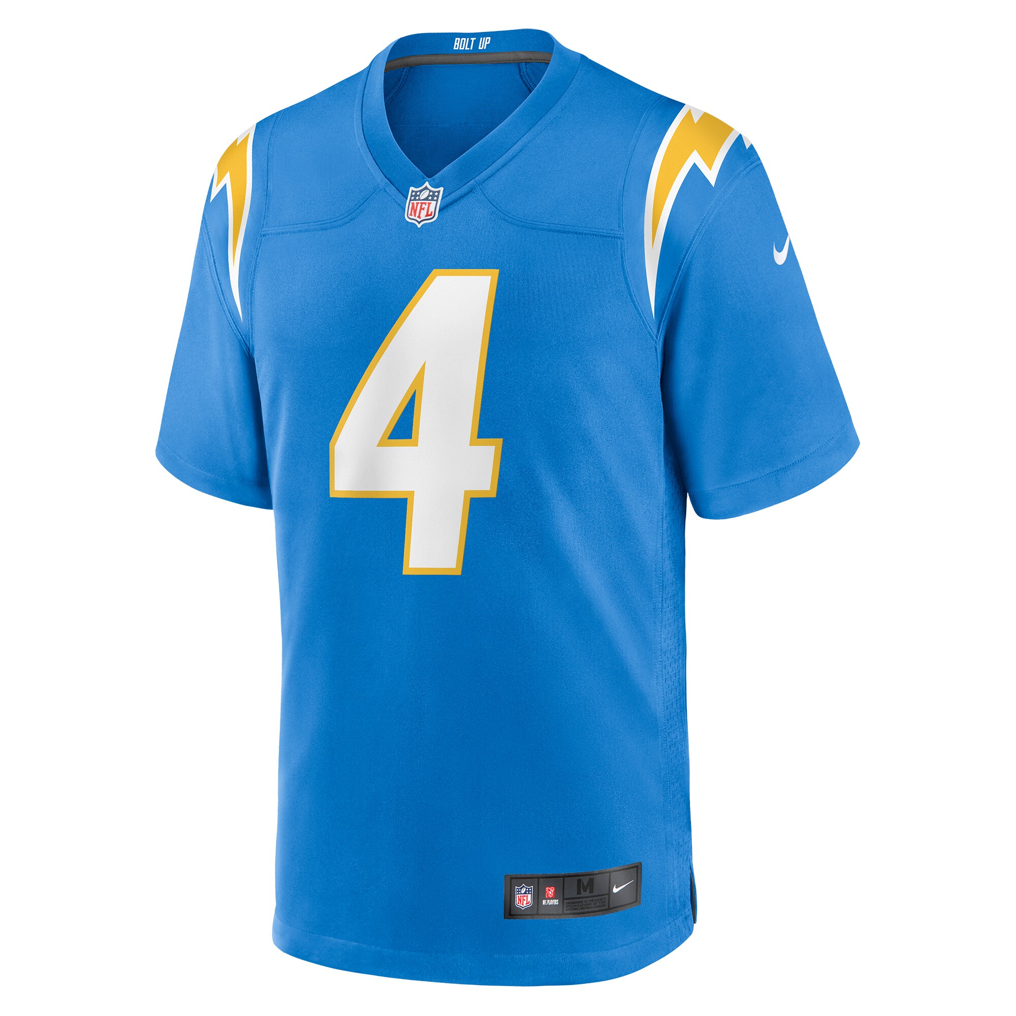 Gus Edwards Los Angeles Chargers   Game Jersey -  Powder Blue
