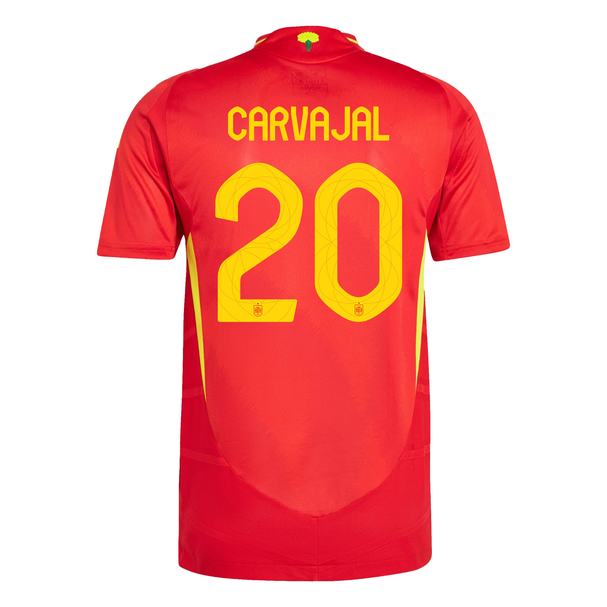 Dani Carvajal 20 Spain National Team 2024 Home Men Jersey - Red