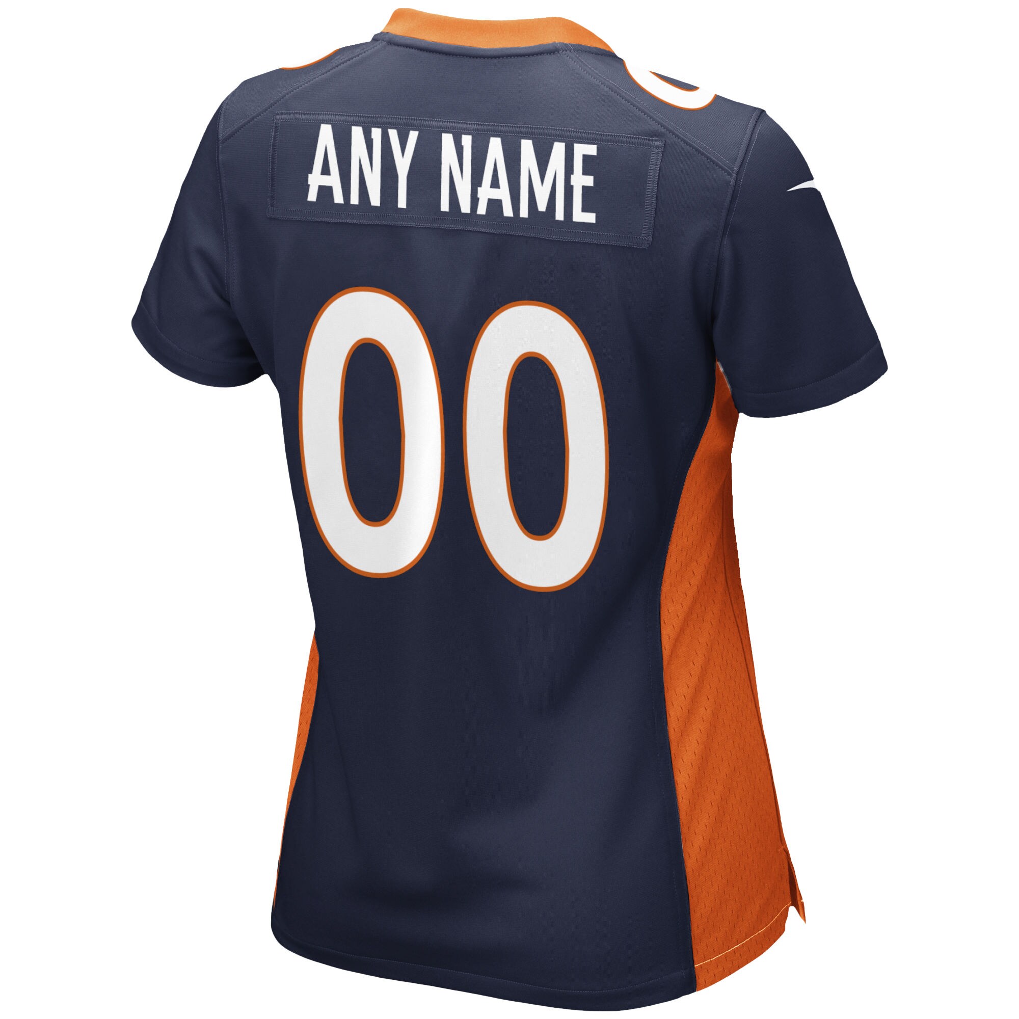 Denver Broncos  Women's Alternate Custom Game Jersey - Navy