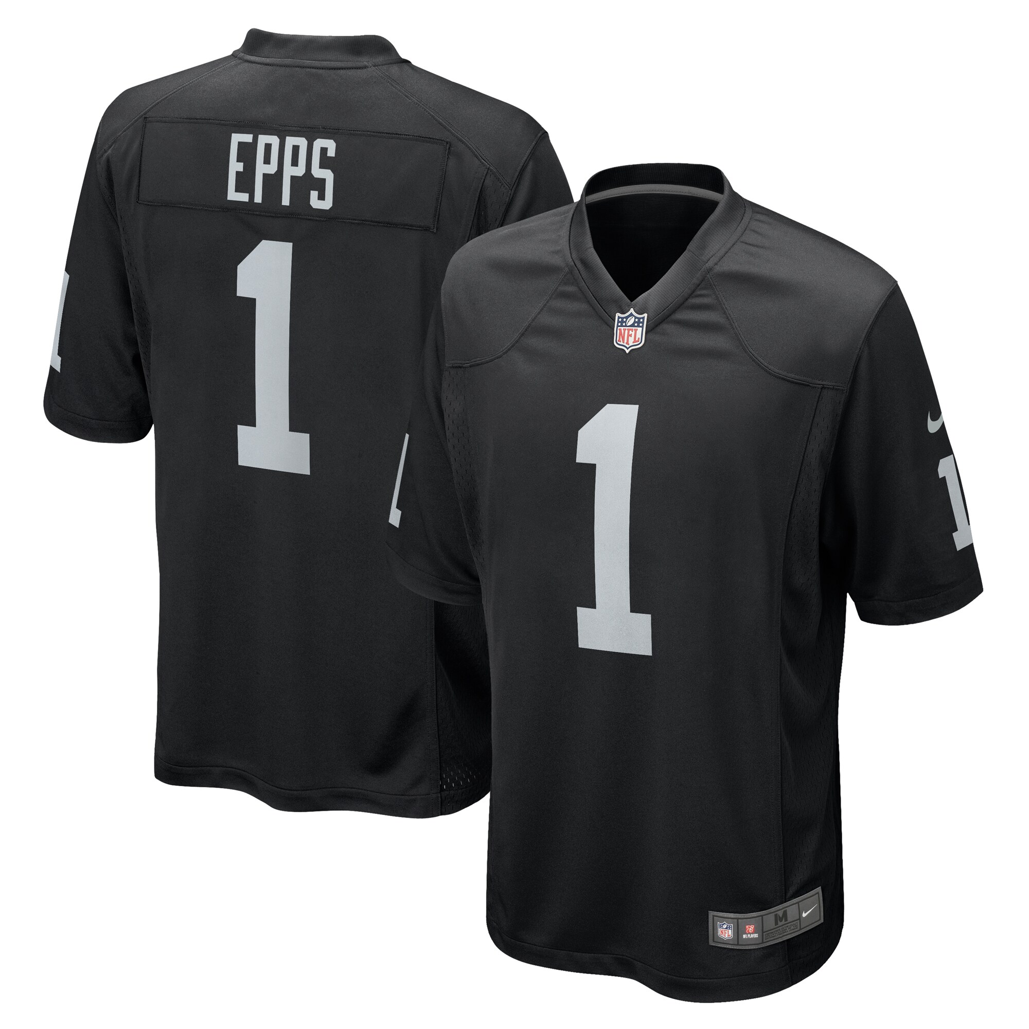 Marcus Epps Las Vegas Raiders  Game Player Jersey - Black