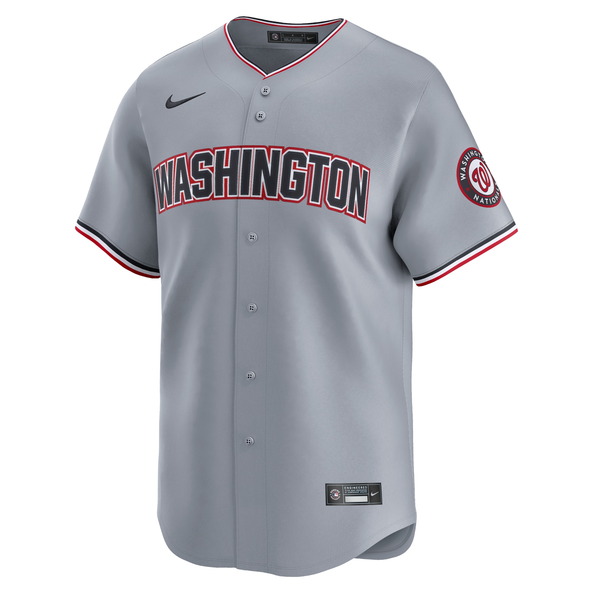 Washington Nationals  Road Limited Jersey\u00c2\u00a0\u00e2\u20ac\u201c Gray