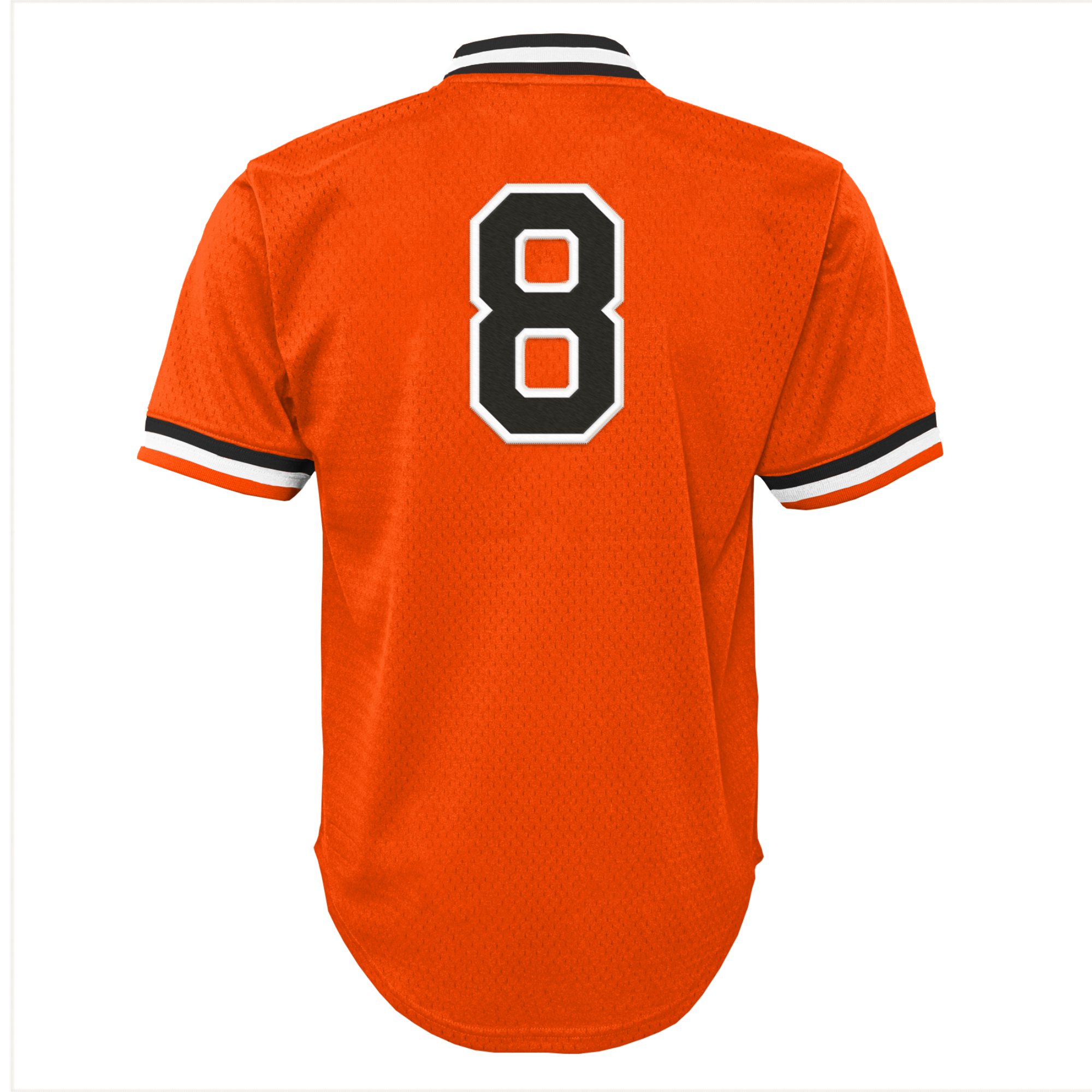Cal Ripken Jr. Baltimore Orioles Mitchell & Ness Youth Cooperstown Collection\u00c2\u00a0Mesh Batting Practice Jersey - Orange