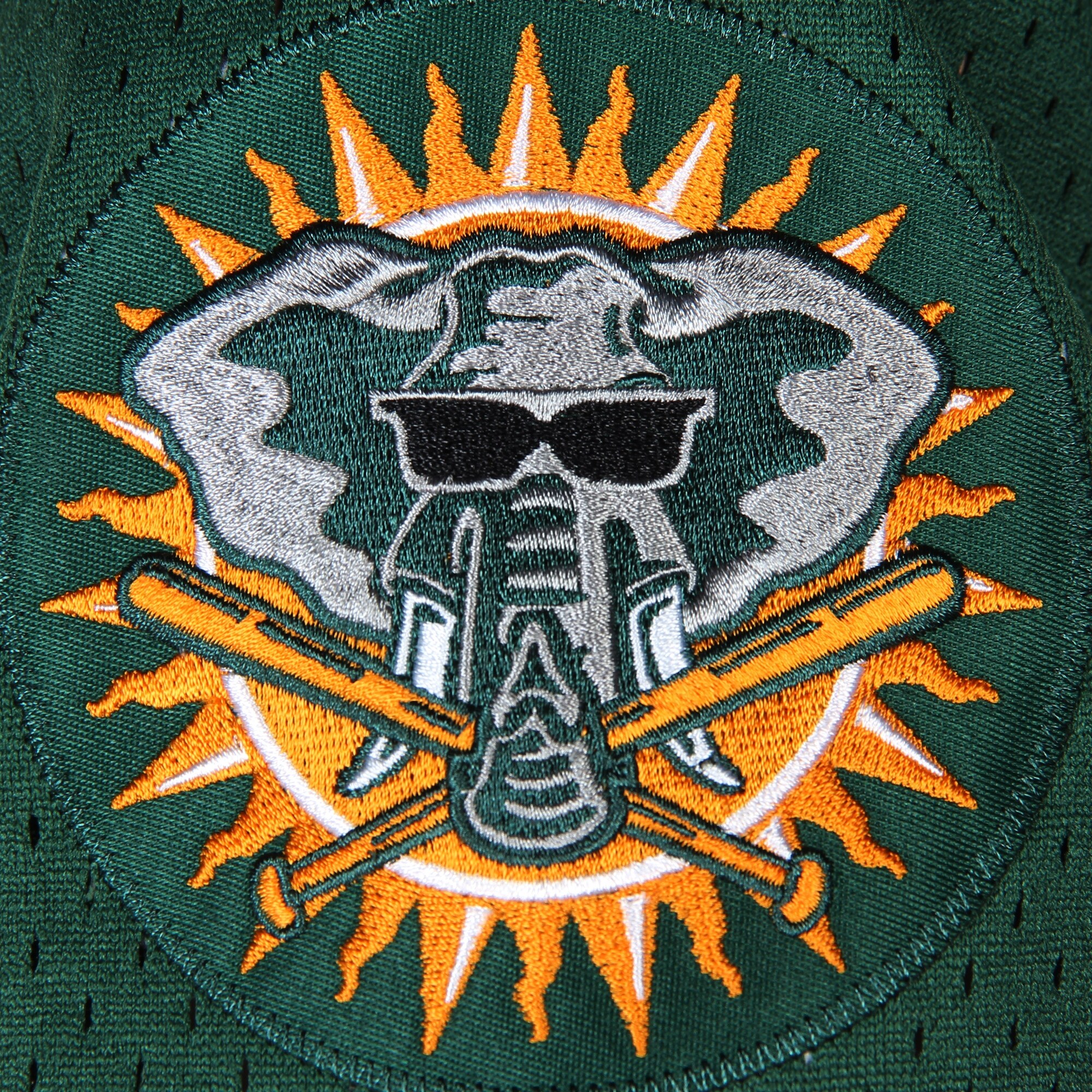 Rickey Henderson Oakland Athletics Mitchell & Ness 1998 Cooperstown Mesh Batting Practice Jersey - Green