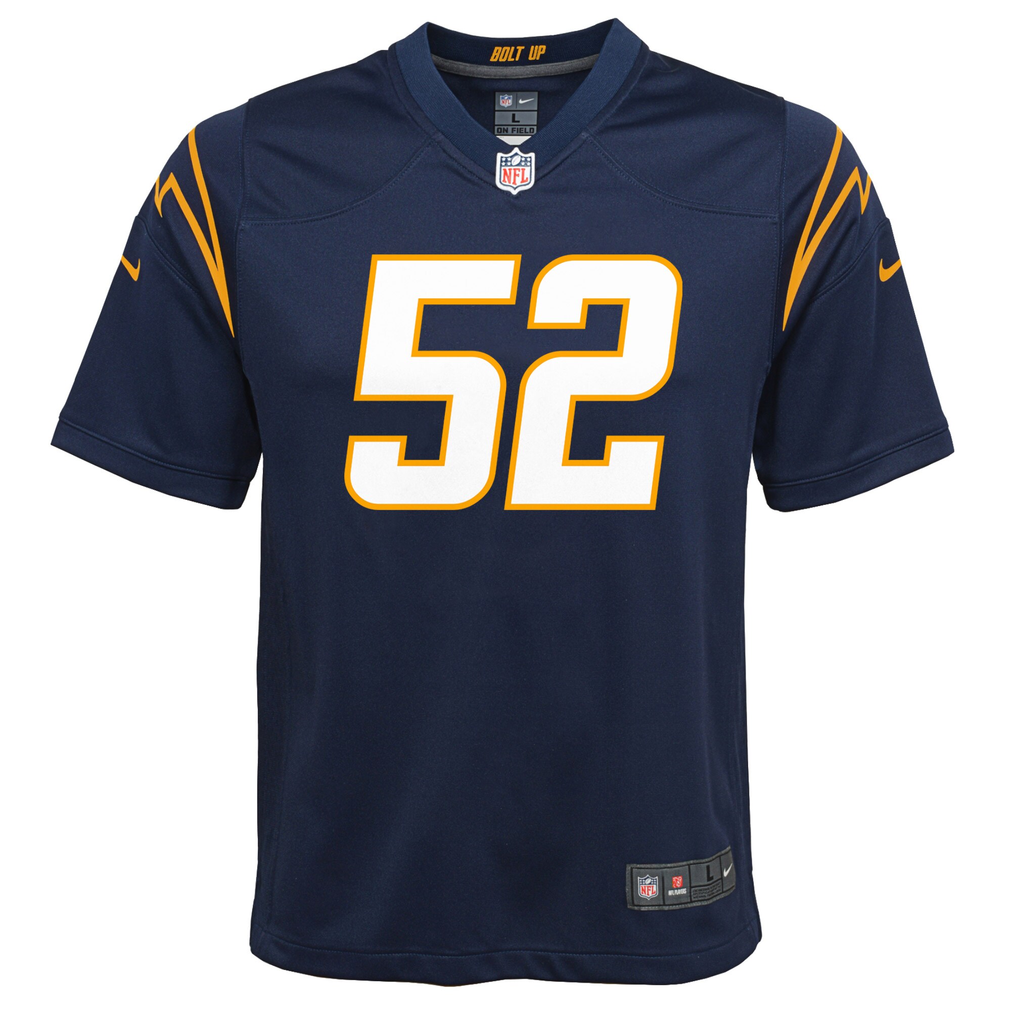 Khalil Mack Los Angeles Chargers  Youth Game Jersey - Navy