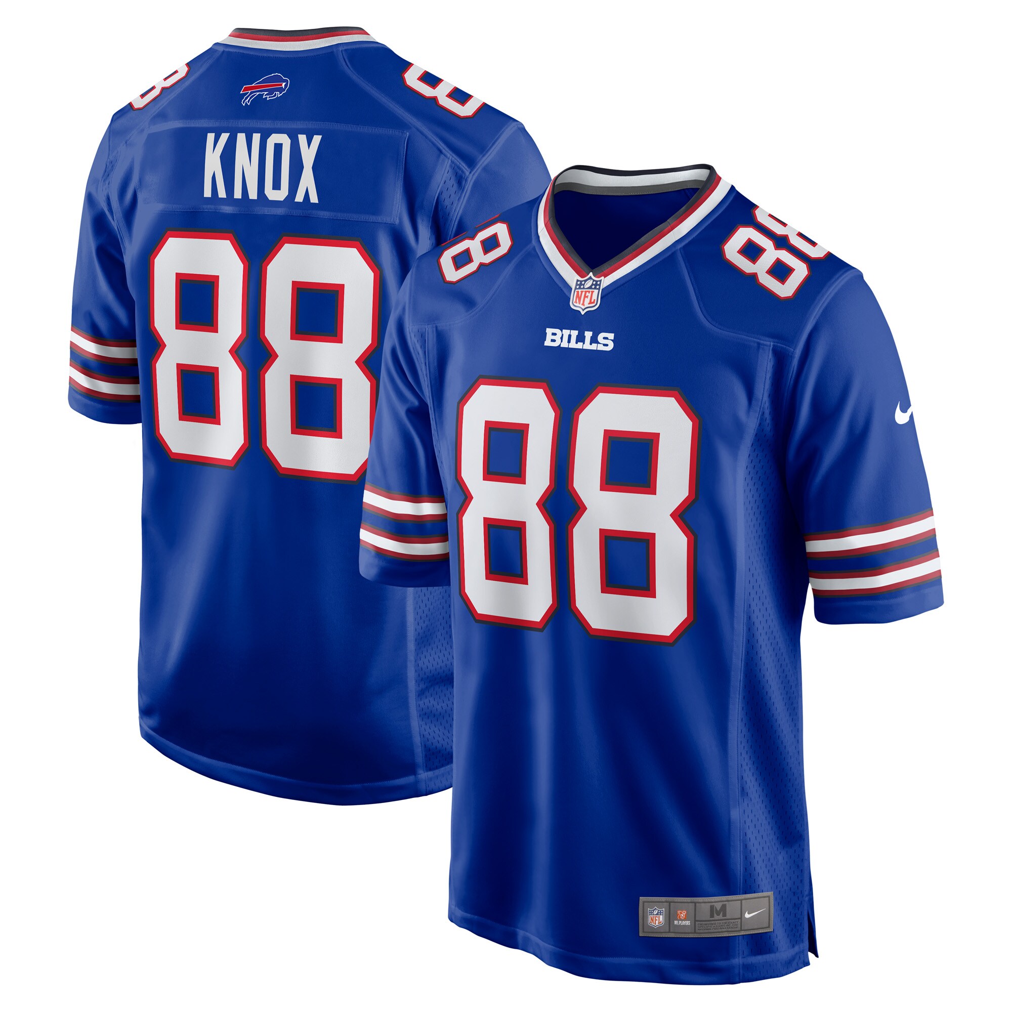 Dawson Knox Buffalo Bills  Game Player Jersey - Royal