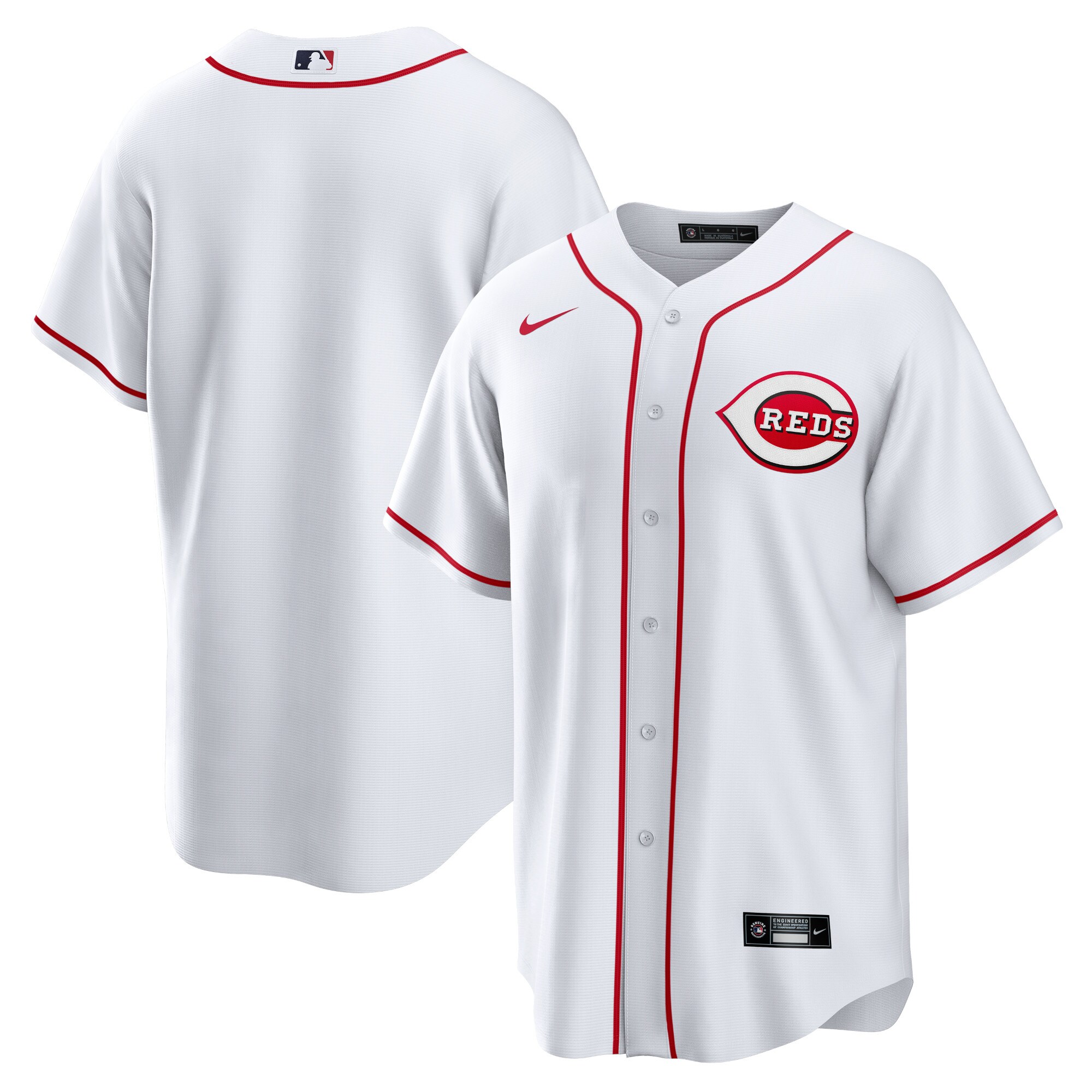 Cincinnati Reds  Home Blank Replica Jersey - White