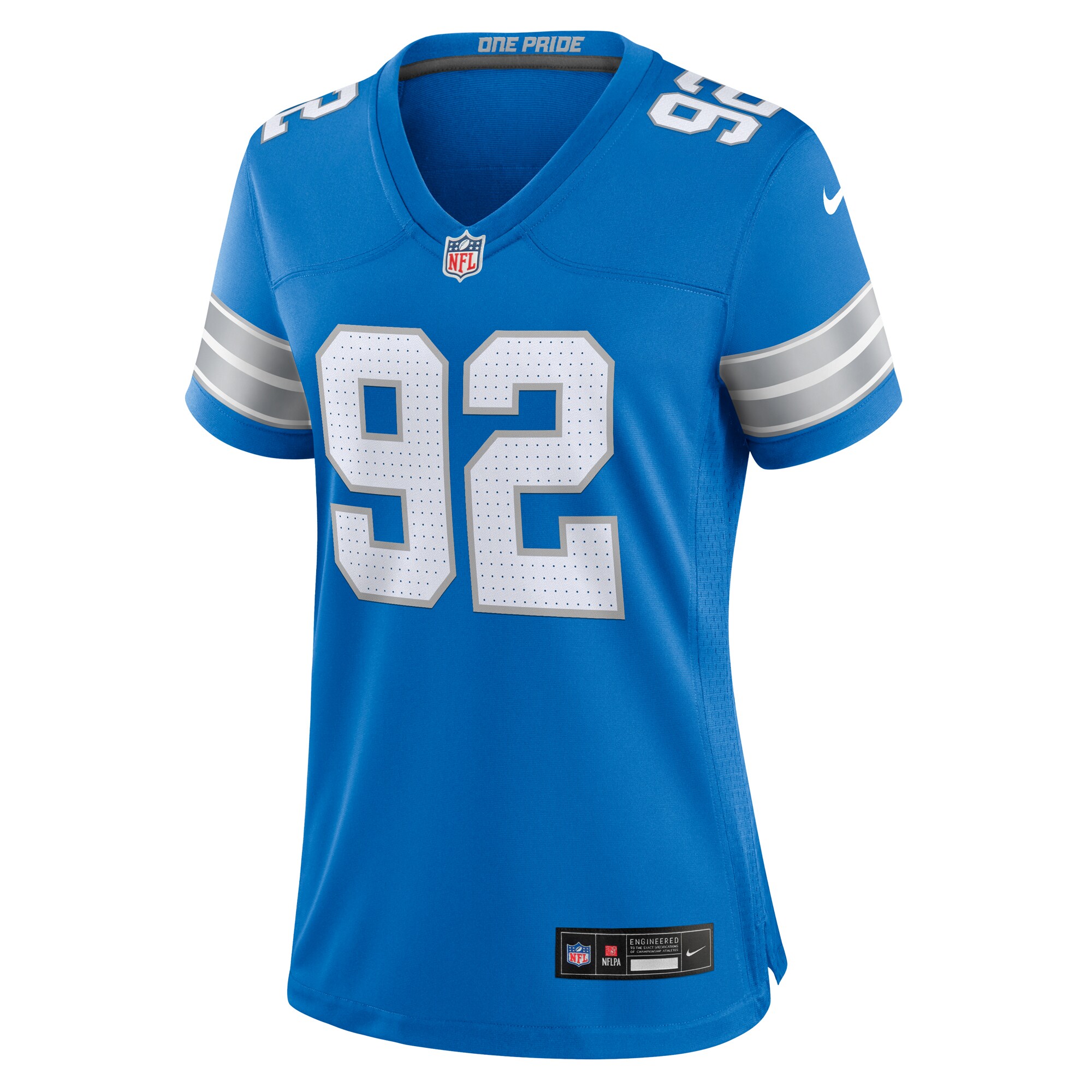 Marcus Davenport Detroit Lions  Women's Team Game Jersey -  Blue
