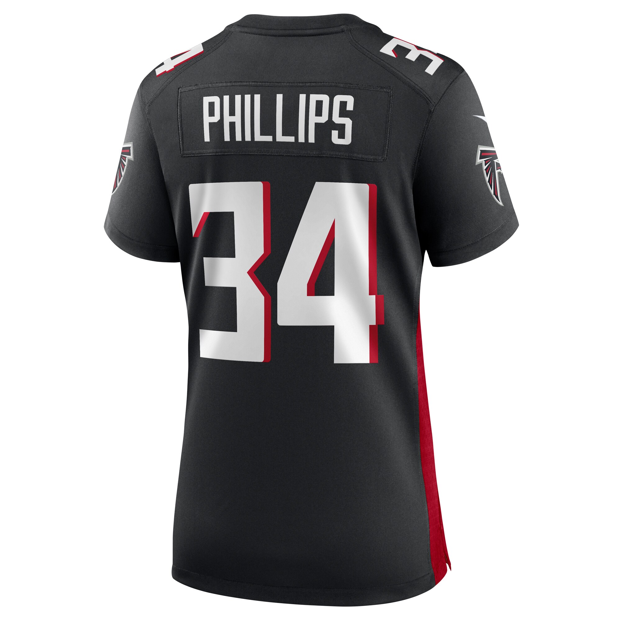 Clark Phillips III Atlanta Falcons  Women's Team Game Jersey -  Black