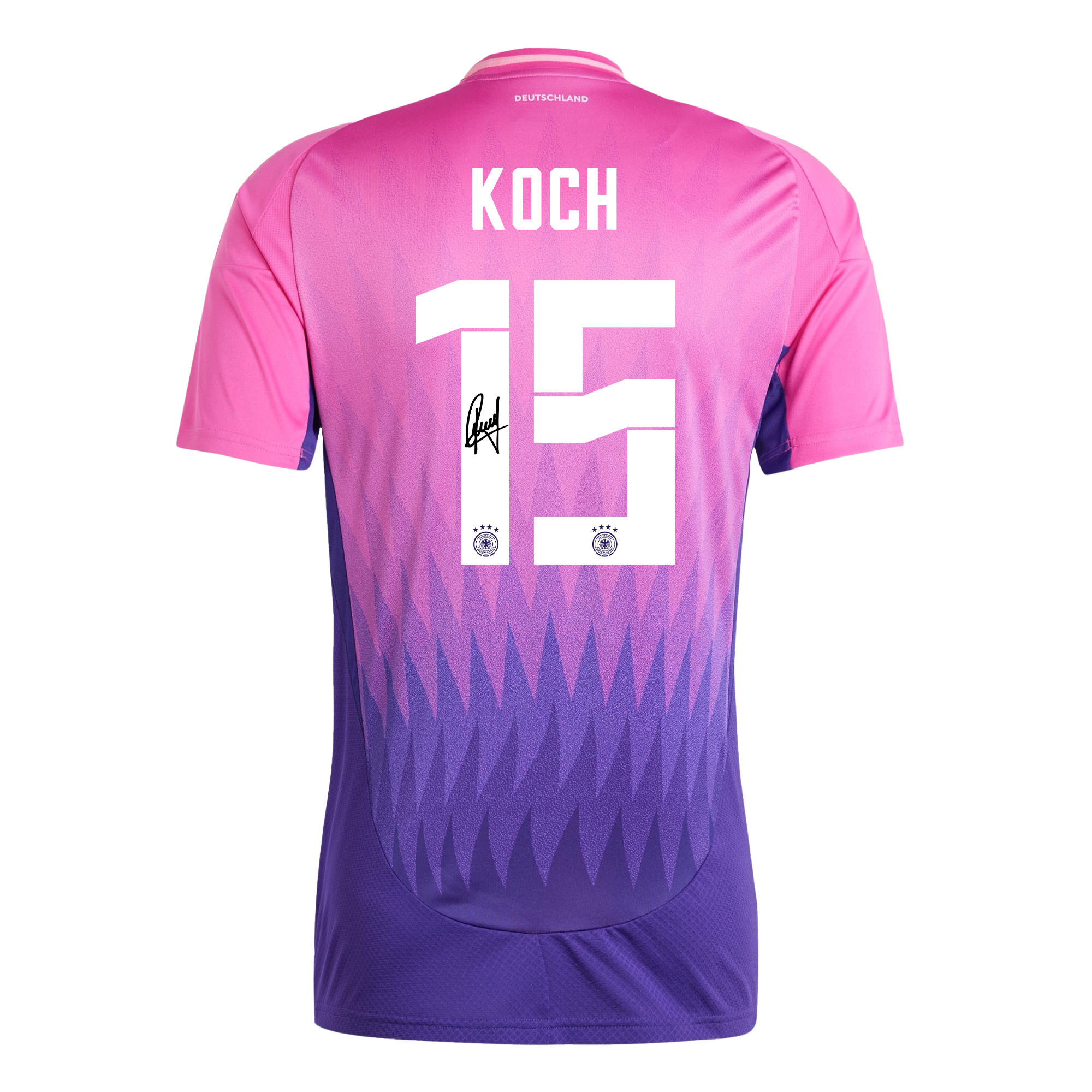 Robin Koch 15 Signed Germany National Team 2024/25 Away Jersey Autographed - Men