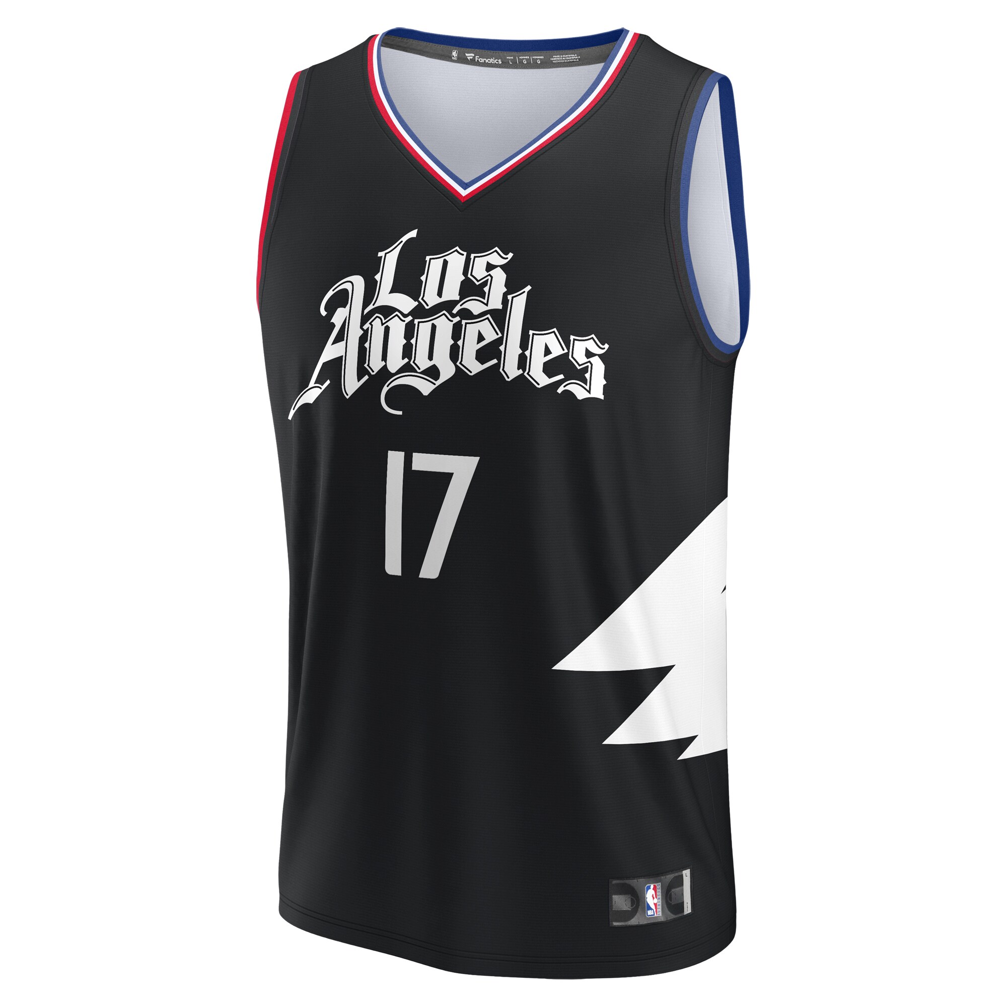 PJ Tucker LA Clippers Fanatics Youth Fast Break Player Jersey - Statement Edition - Black