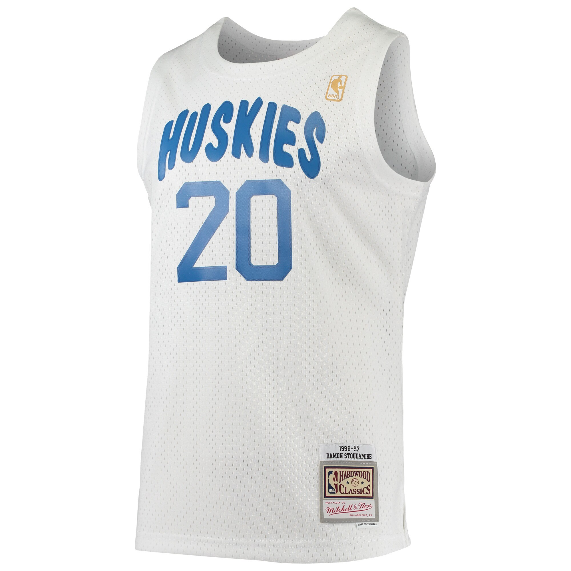 Damon Stoudamire Toronto Raptors Mitchell & Ness 1996\/97 Hardwood Classics Swingman Jersey - White