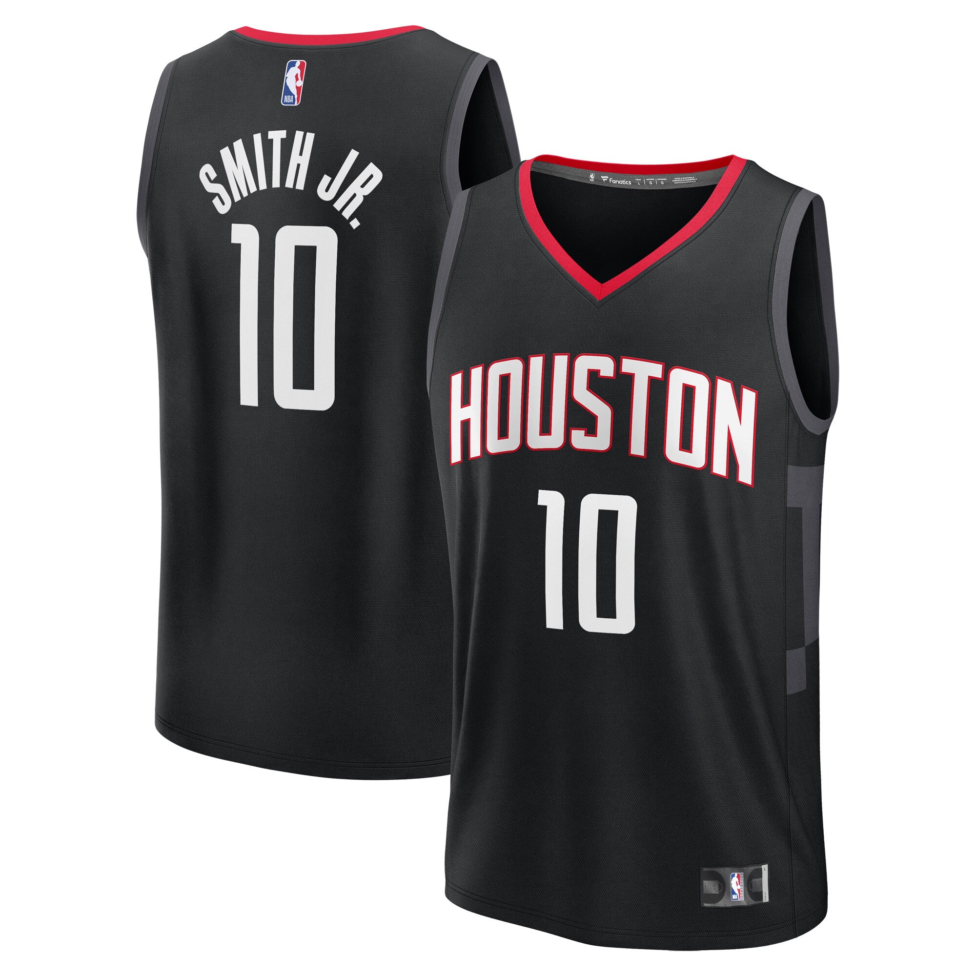 Jabari Smith Jr. Houston Rockets Fanatics Fast Break Replica Player Jersey - Statement Edition - Black
