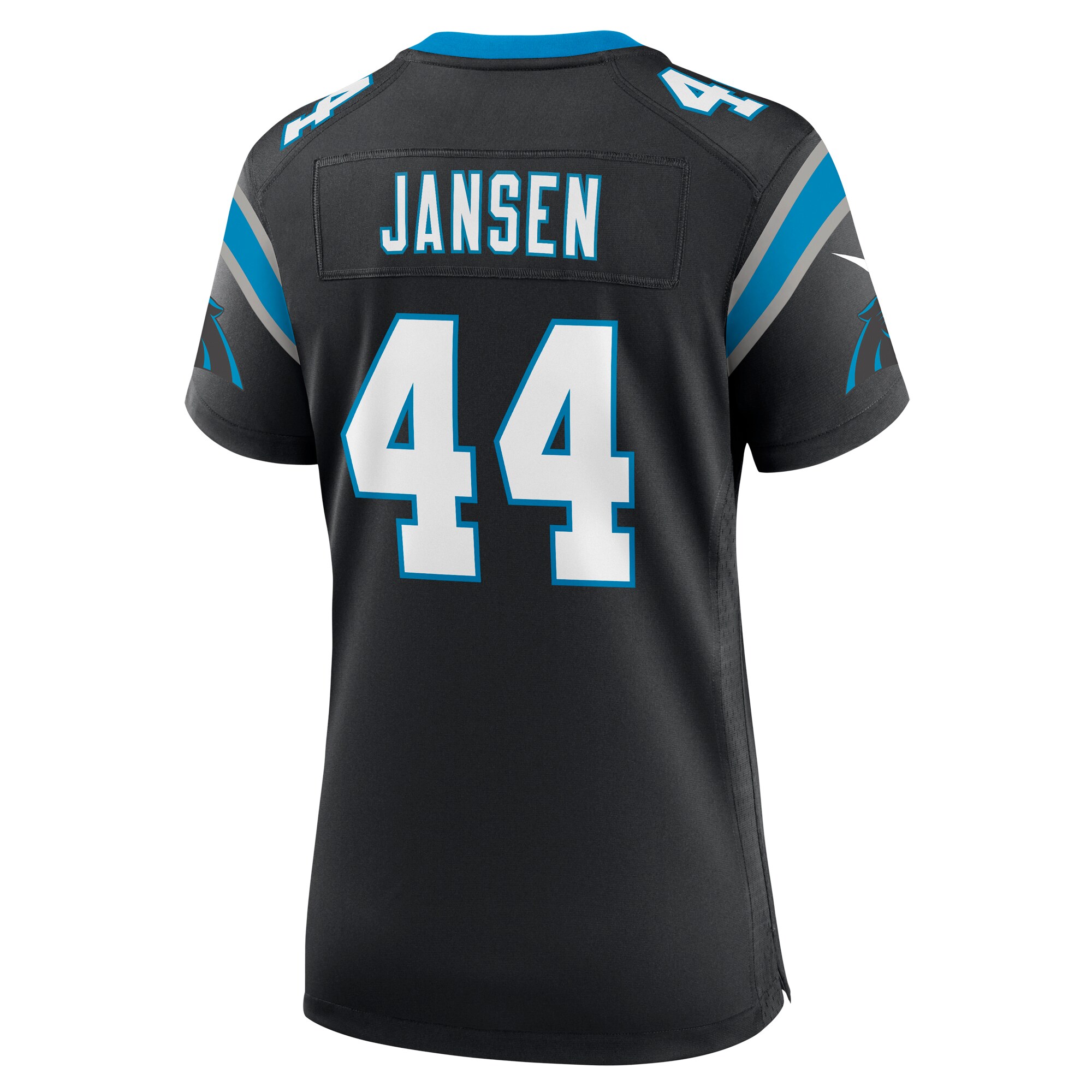J.J. Jansen Carolina Panthers  Women's Team Game Jersey - Black