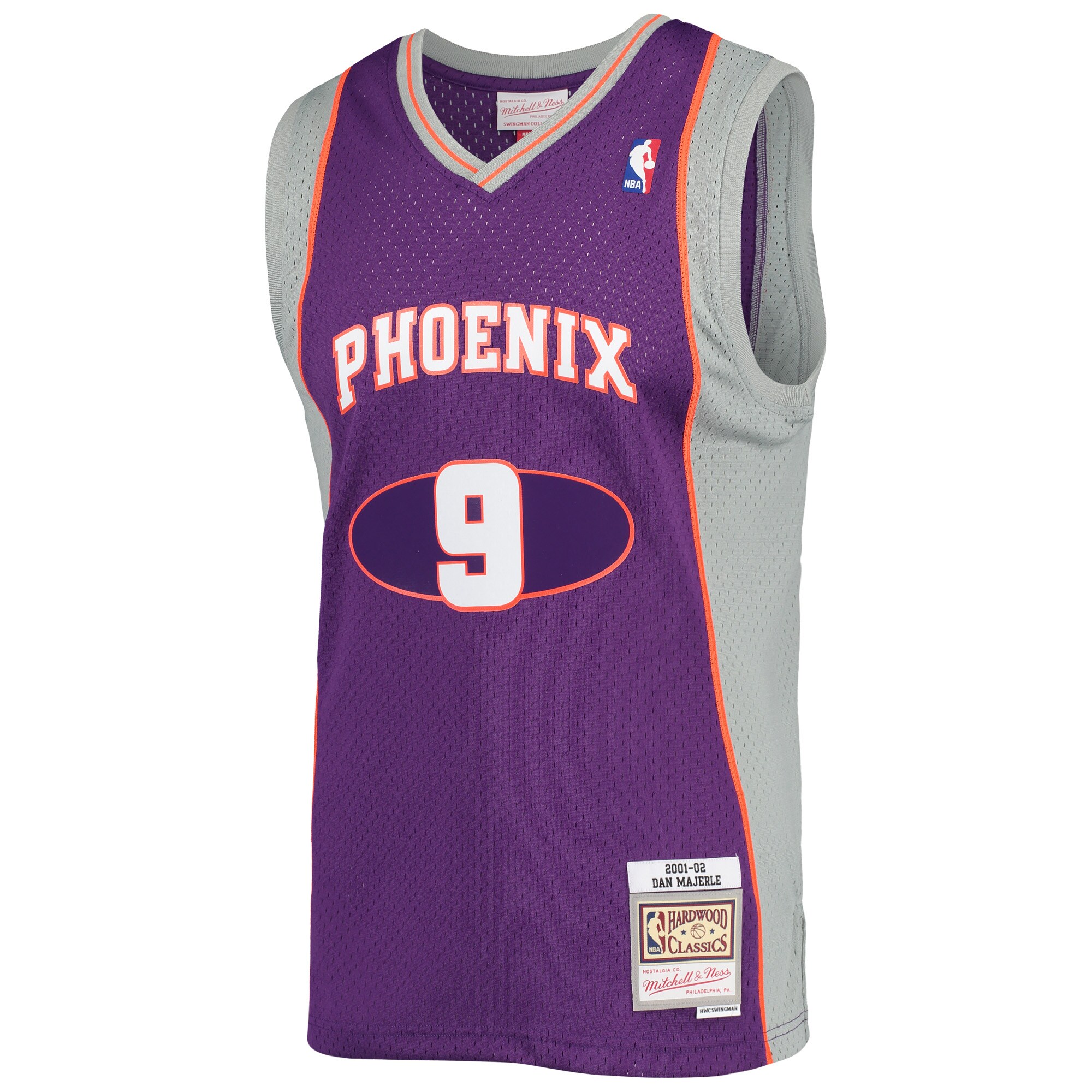 Dan Majerle Phoenix Suns Mitchell & Ness 2001\/02 Hardwood Classics Swingman Jersey - Purple