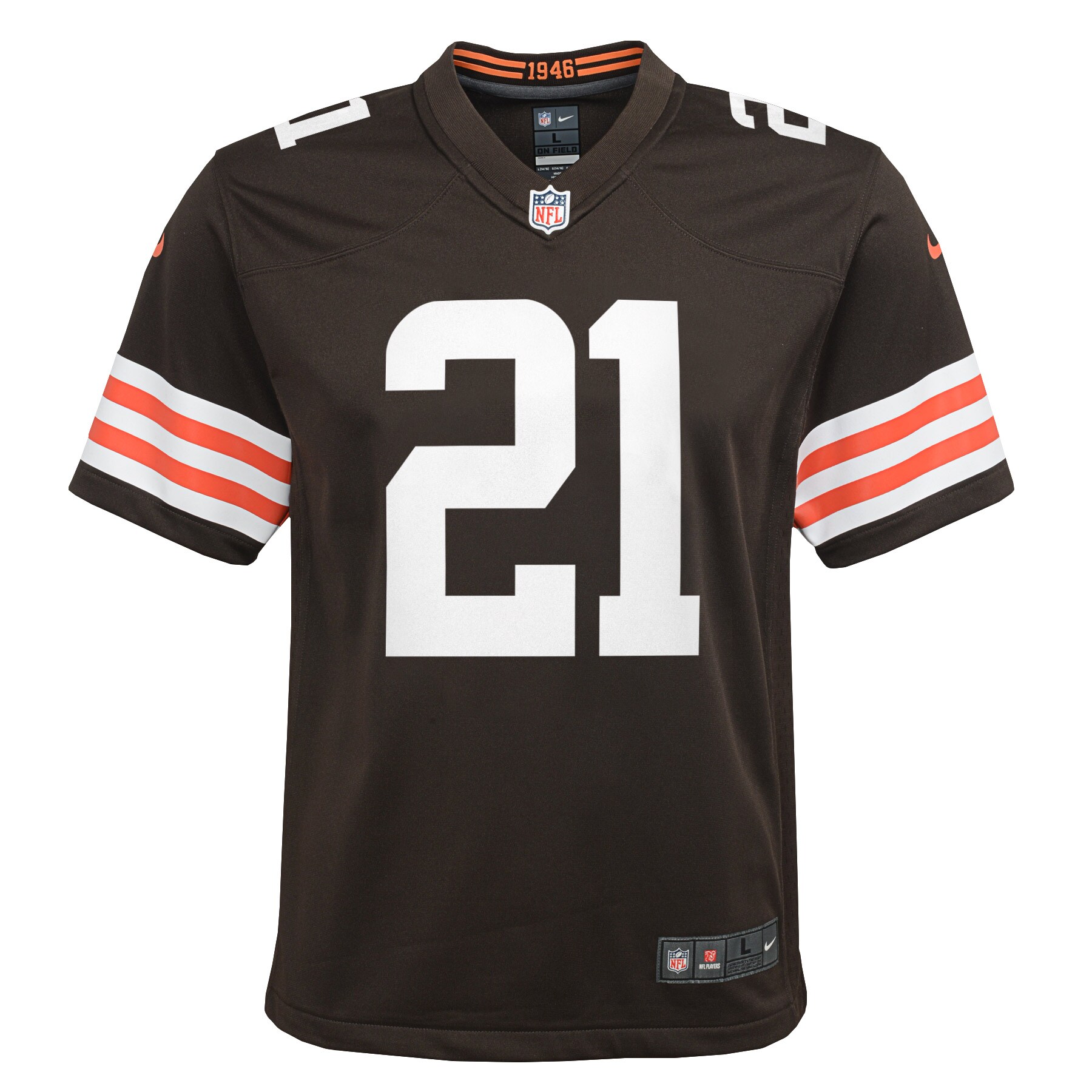 Denzel Ward Cleveland Browns  Youth Game Jersey - Brown
