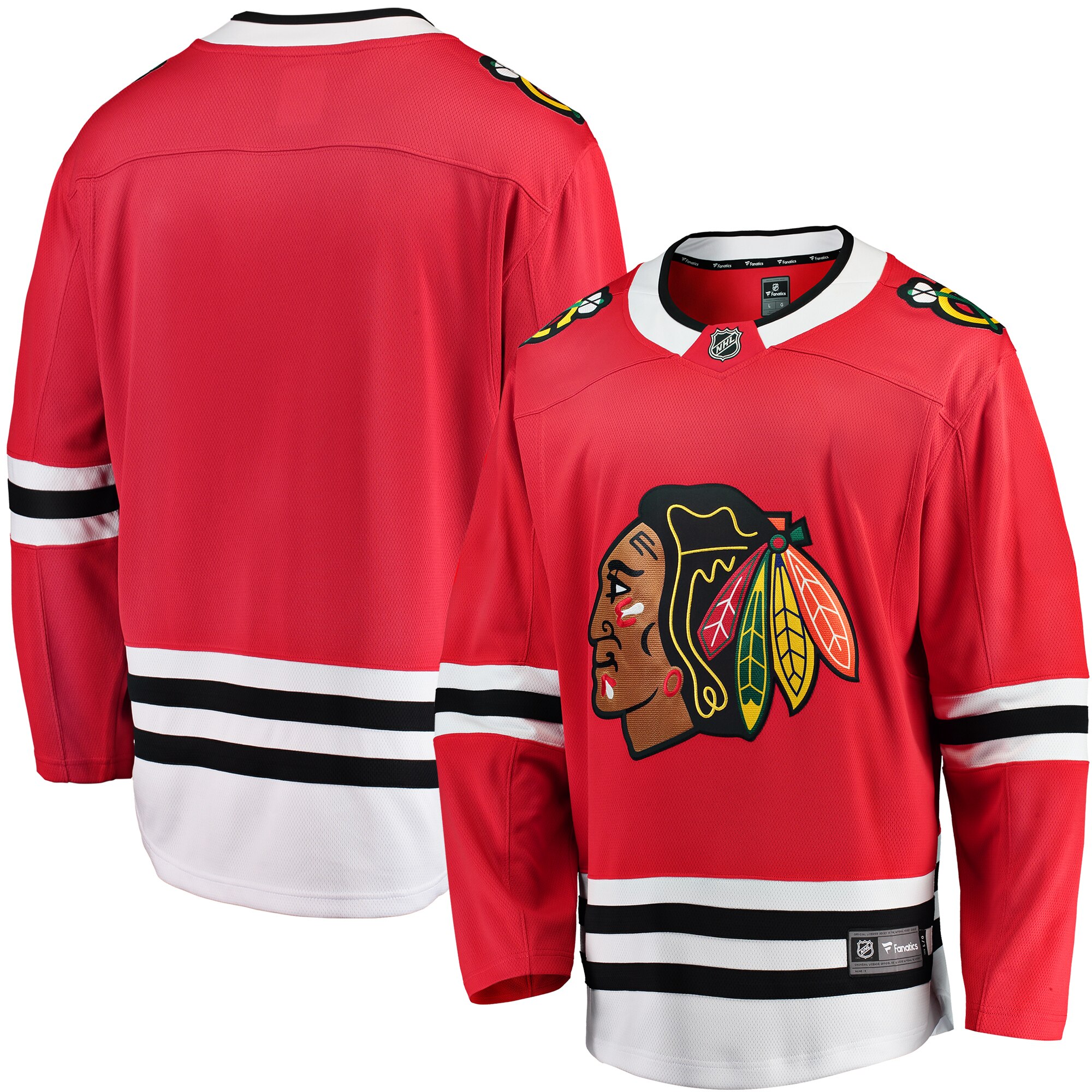 Chicago Blackhawks Fanatics Breakaway Home Jersey - Red
