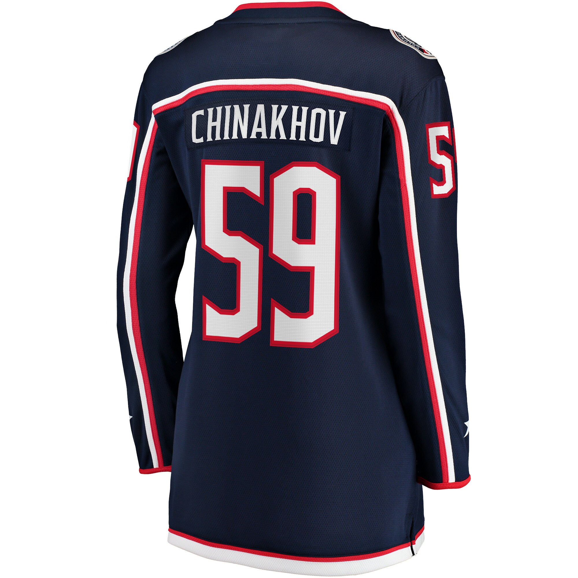 Yegor Chinakhov Columbus Blue Jackets Fanatics Women's Home Breakaway Player Jersey - Navy